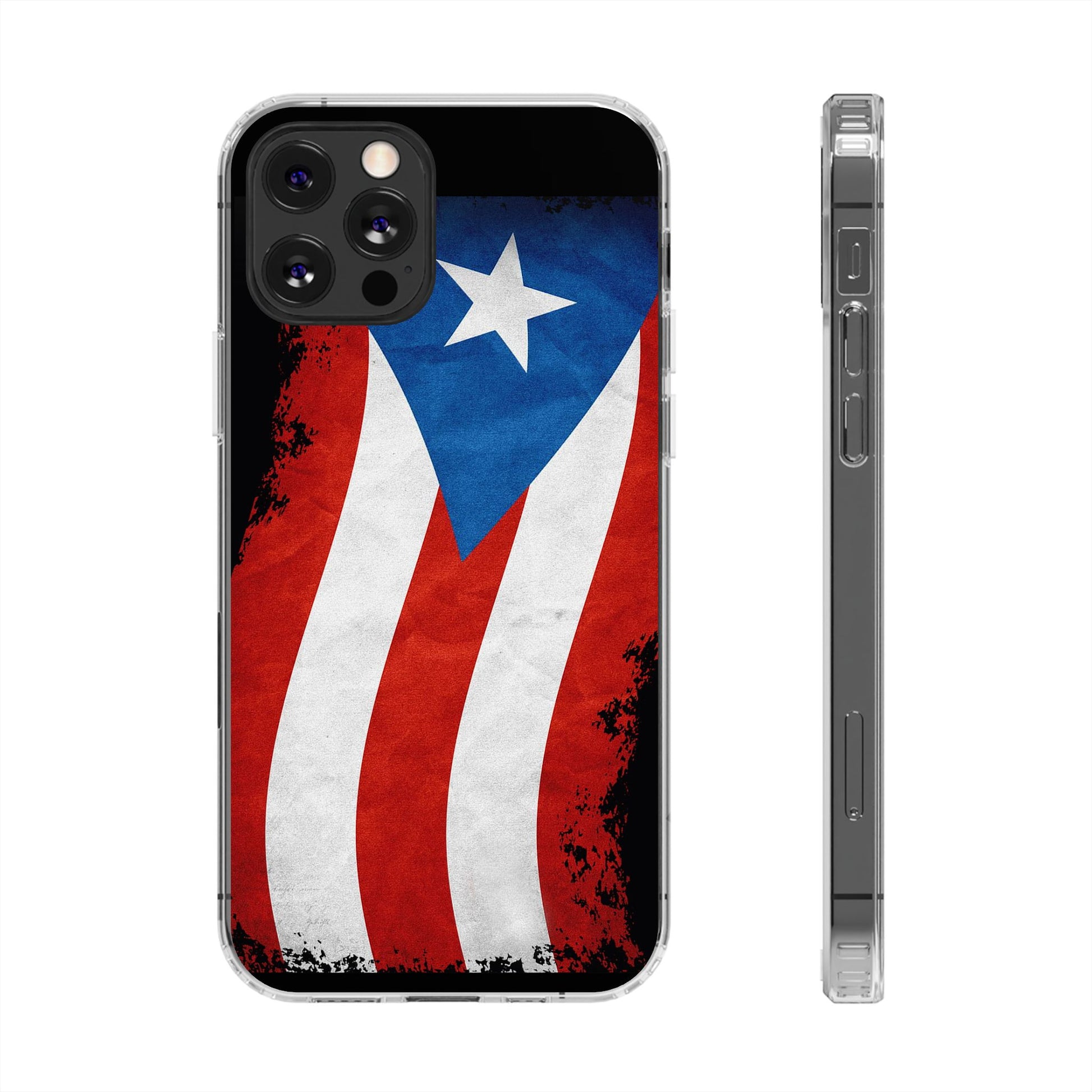 Puerto Rican Flag Art Inspired Iphone and Samsung Protective case