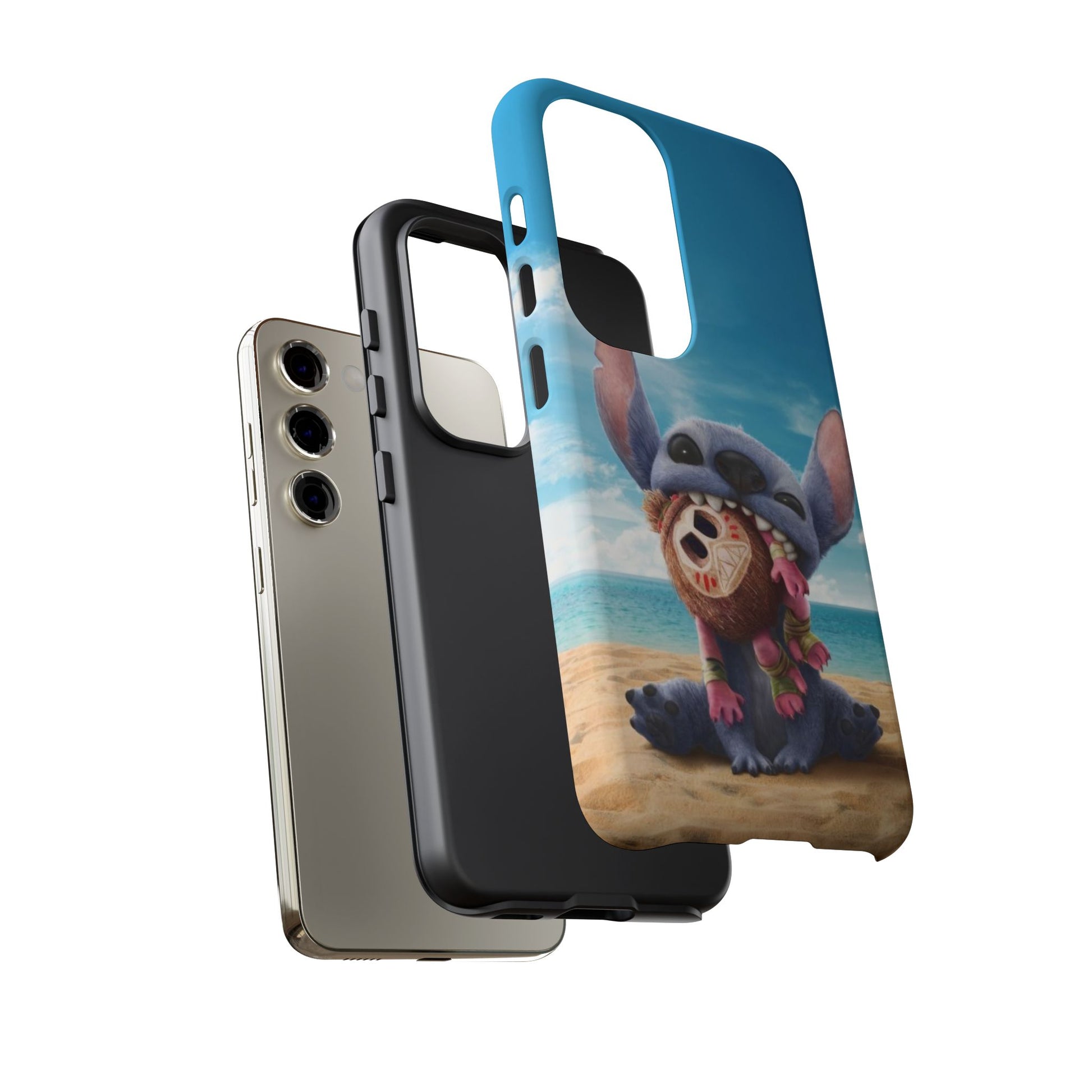 Stitch Beach Sunset Landscape Phone Case for iPhone, Samsung Galaxy, & Pixel Phones