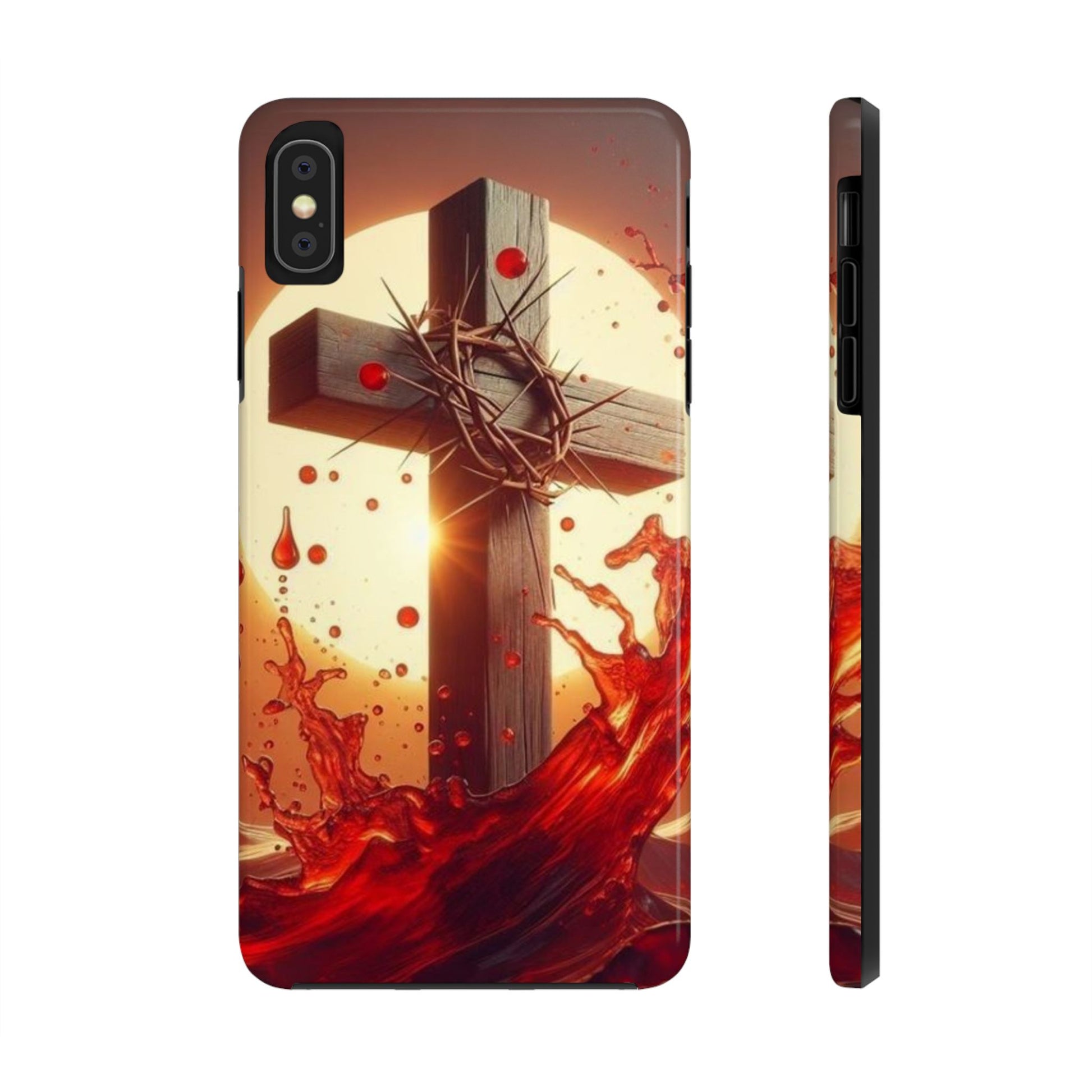 Blood of Christ Christian Theme Phone Cases for iPhones & Samsung Phones