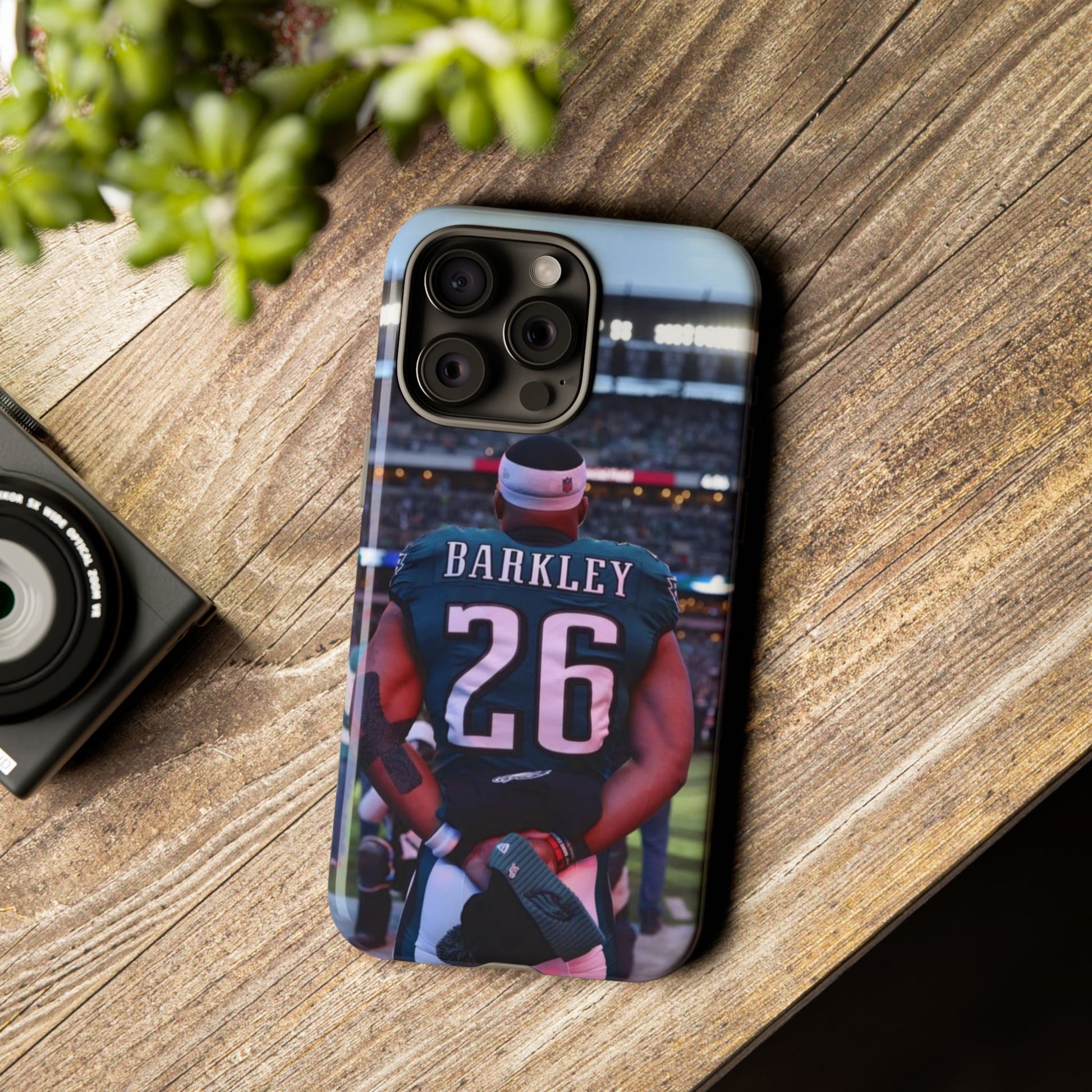 Eagles Football Saquon Barkley Tough Cases for iPhones, Samsung, and Pixel