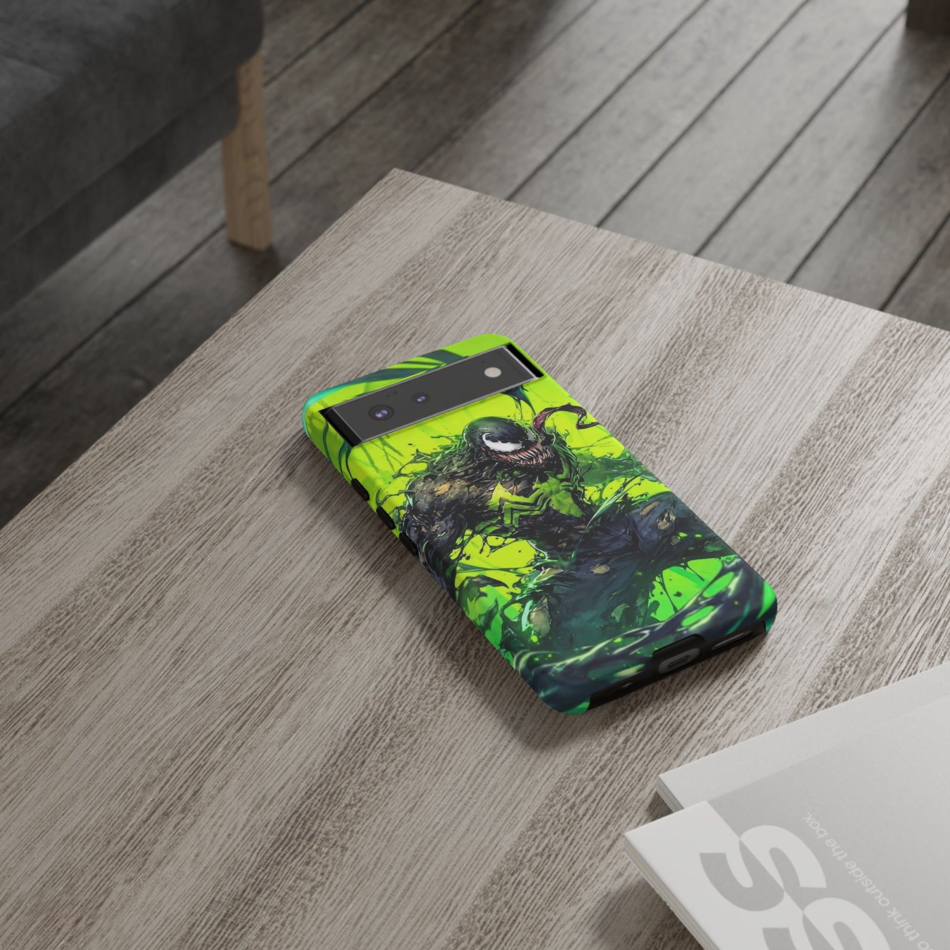 Evil Venom Phone Case, Tough Cases, Marvel Comics Phone for iPhones, Samsung, and Pixel