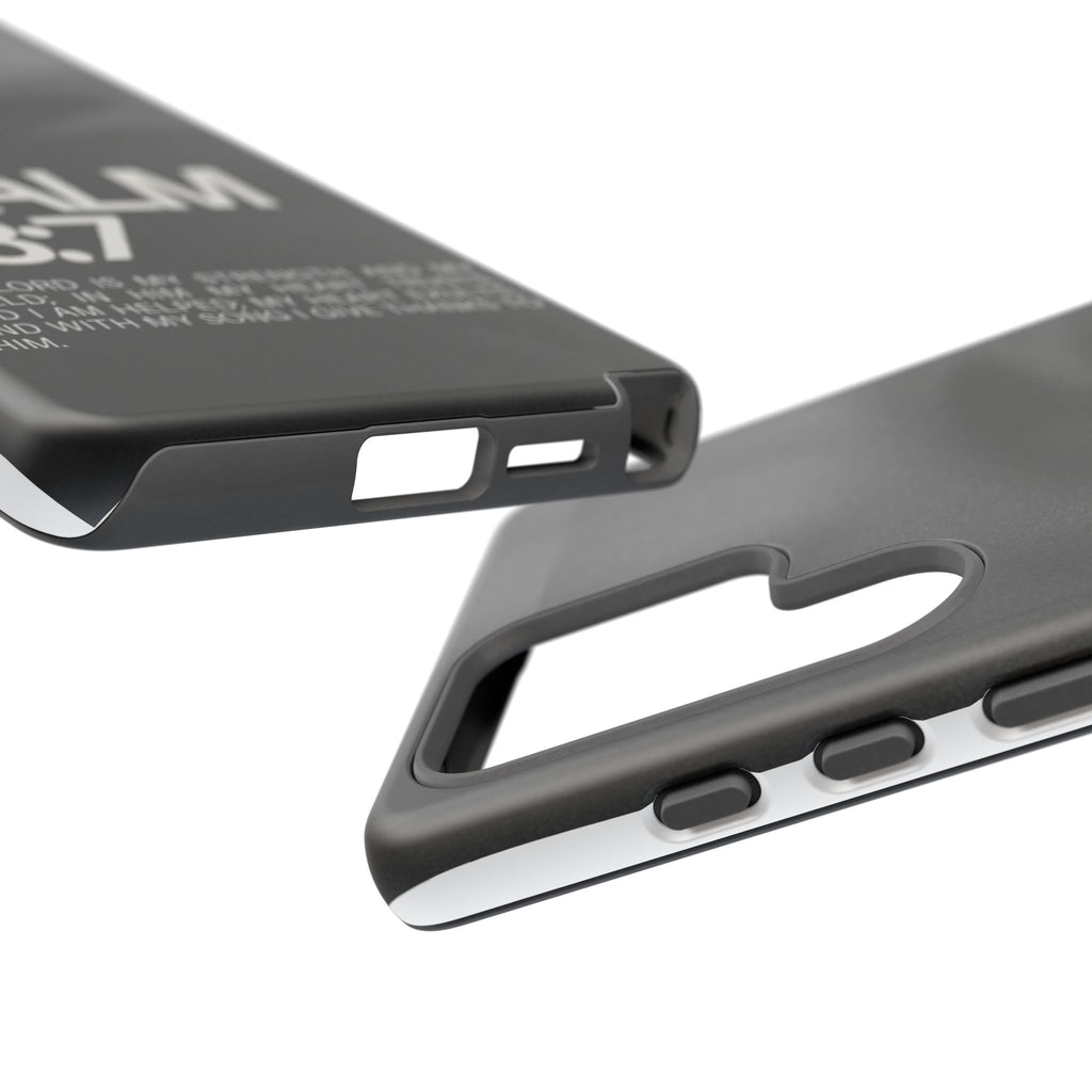 Christian Themed Psalms 28:7 Phone Case, Tough Cases for iPhones, Samsung, and Pixel