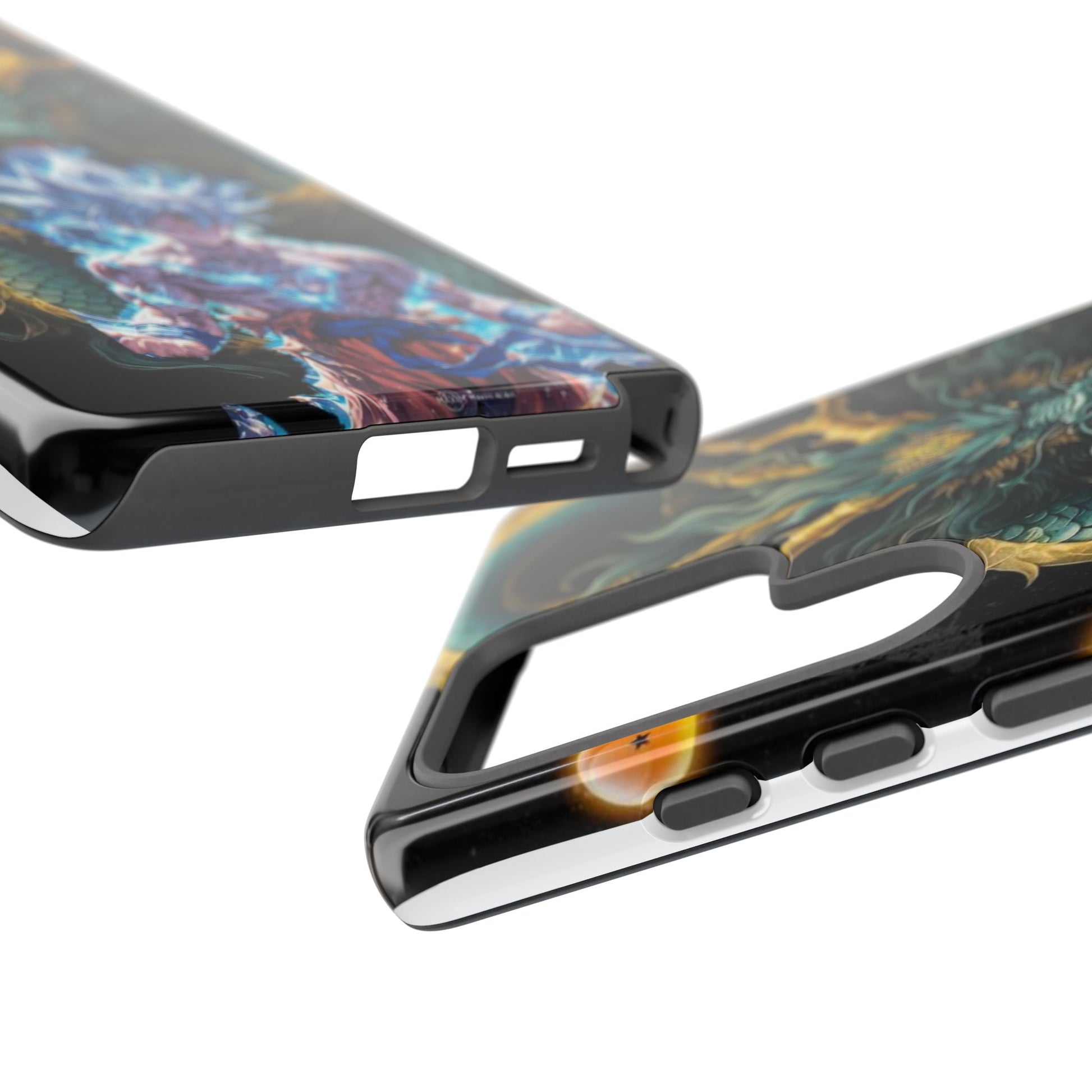 Anime Goku x Shenron Dragonball Z Tough Cases for iPhones, Samsung, and Pixel