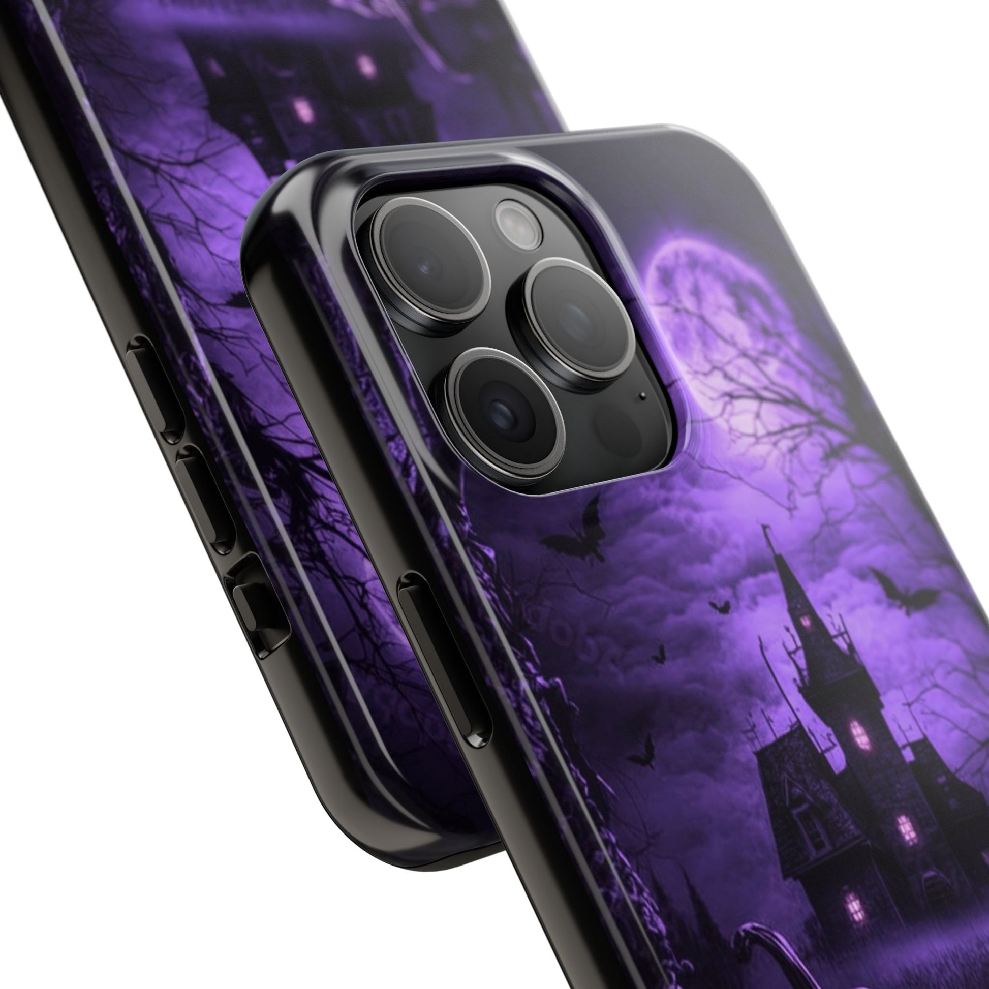 Haunted House Halloween Theme Phone Cases for iPhones & Samsung Phones