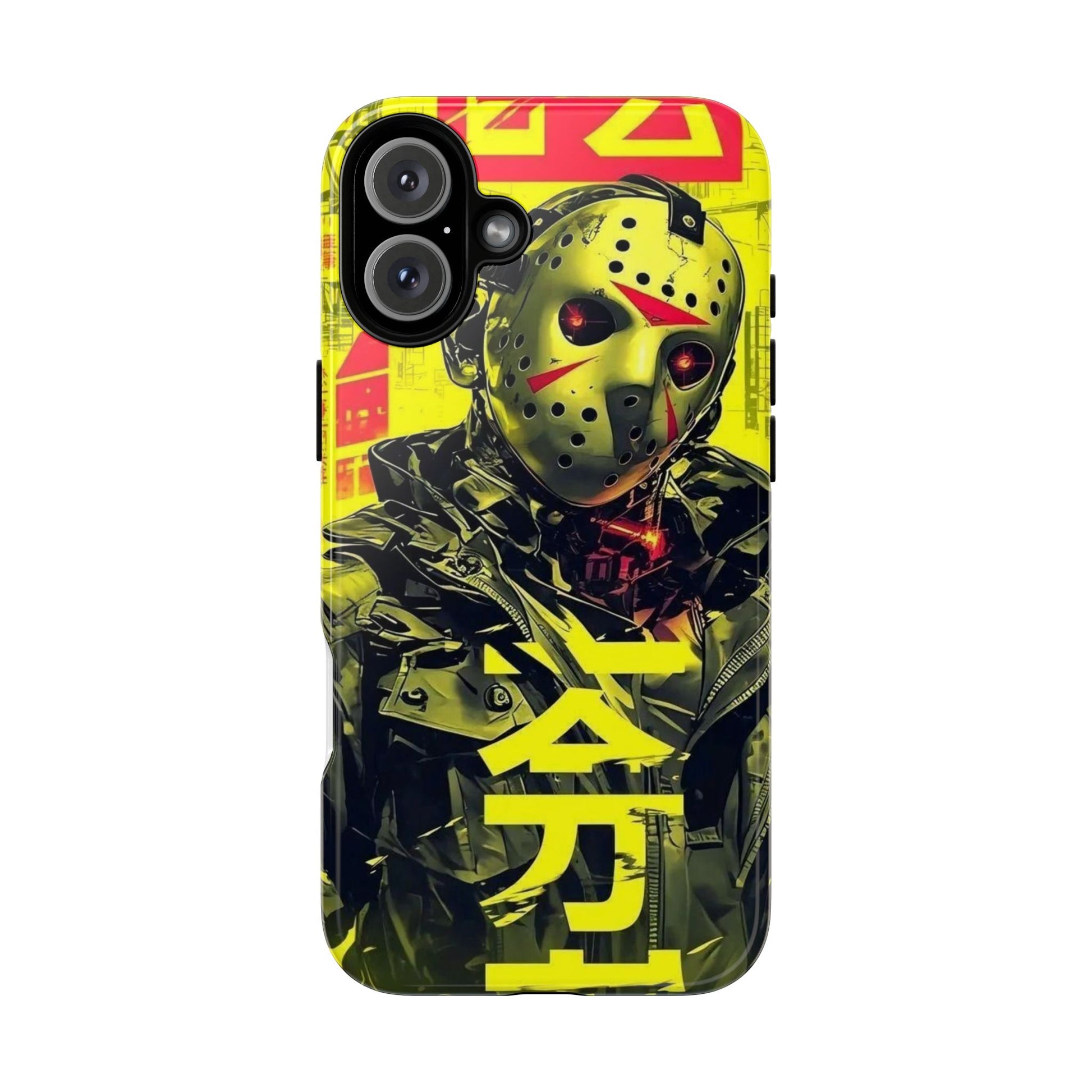 Cyberpunk X Jason Voorhees Tough Cases for iPhones, Samsung, and Pixel