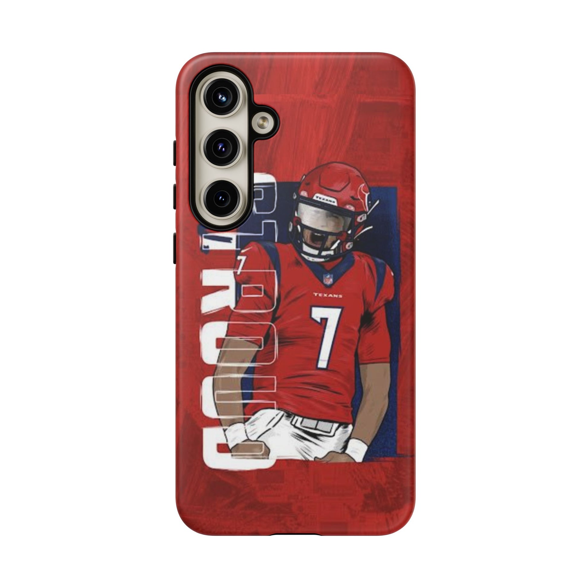 Houston Texans Football CJ Stroud Tough Cases for iPhones, Samsung, and Pixel