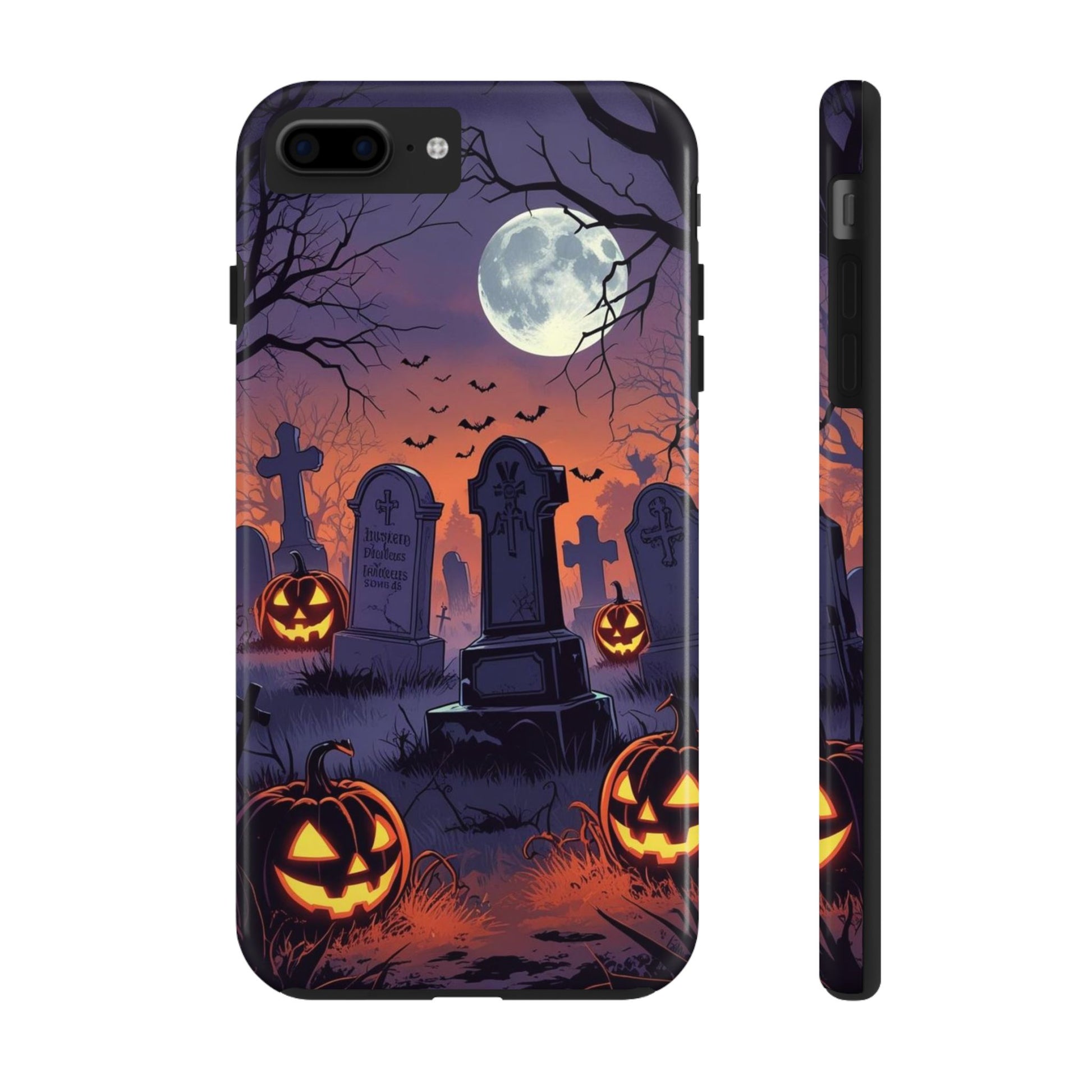 Graveyard Halloween Theme Phone Cases for iPhones & Samsung Phones