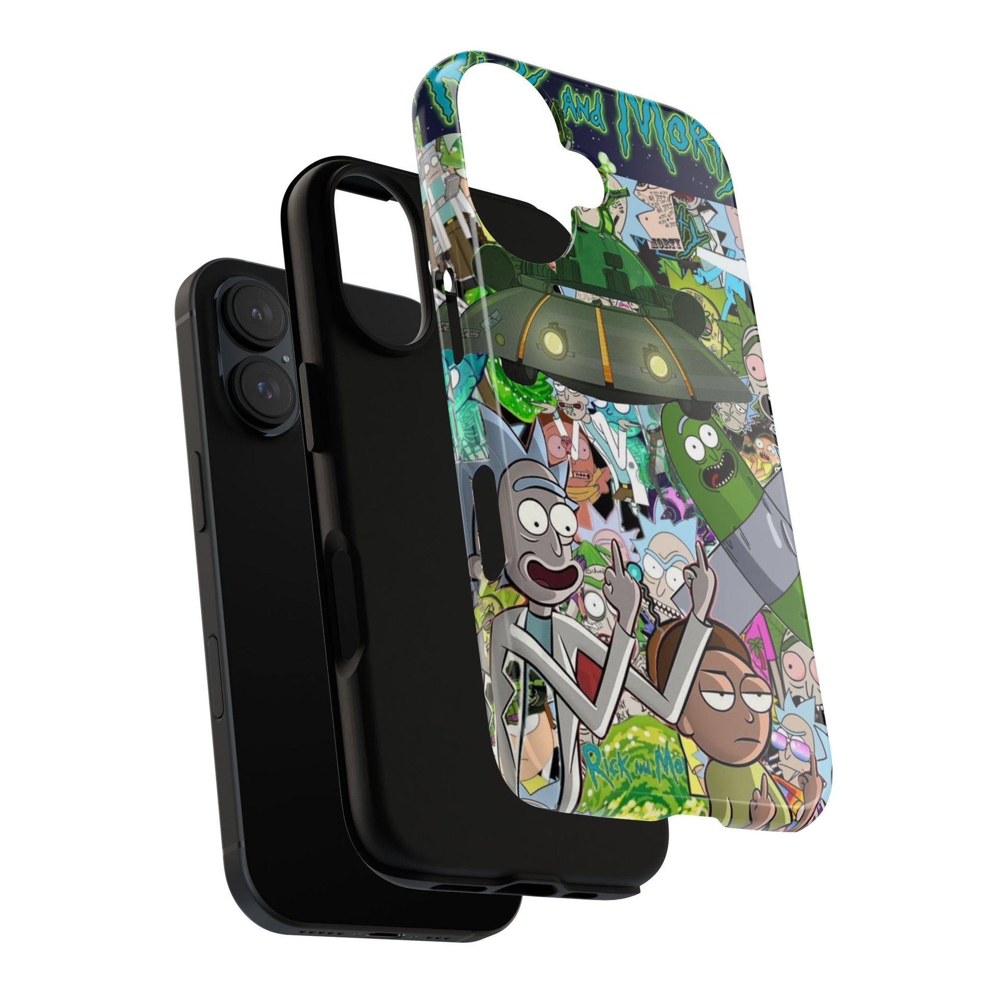 Rick and Morty Phone Case, Tough Cases for iPhones, Samsung, and Pixel