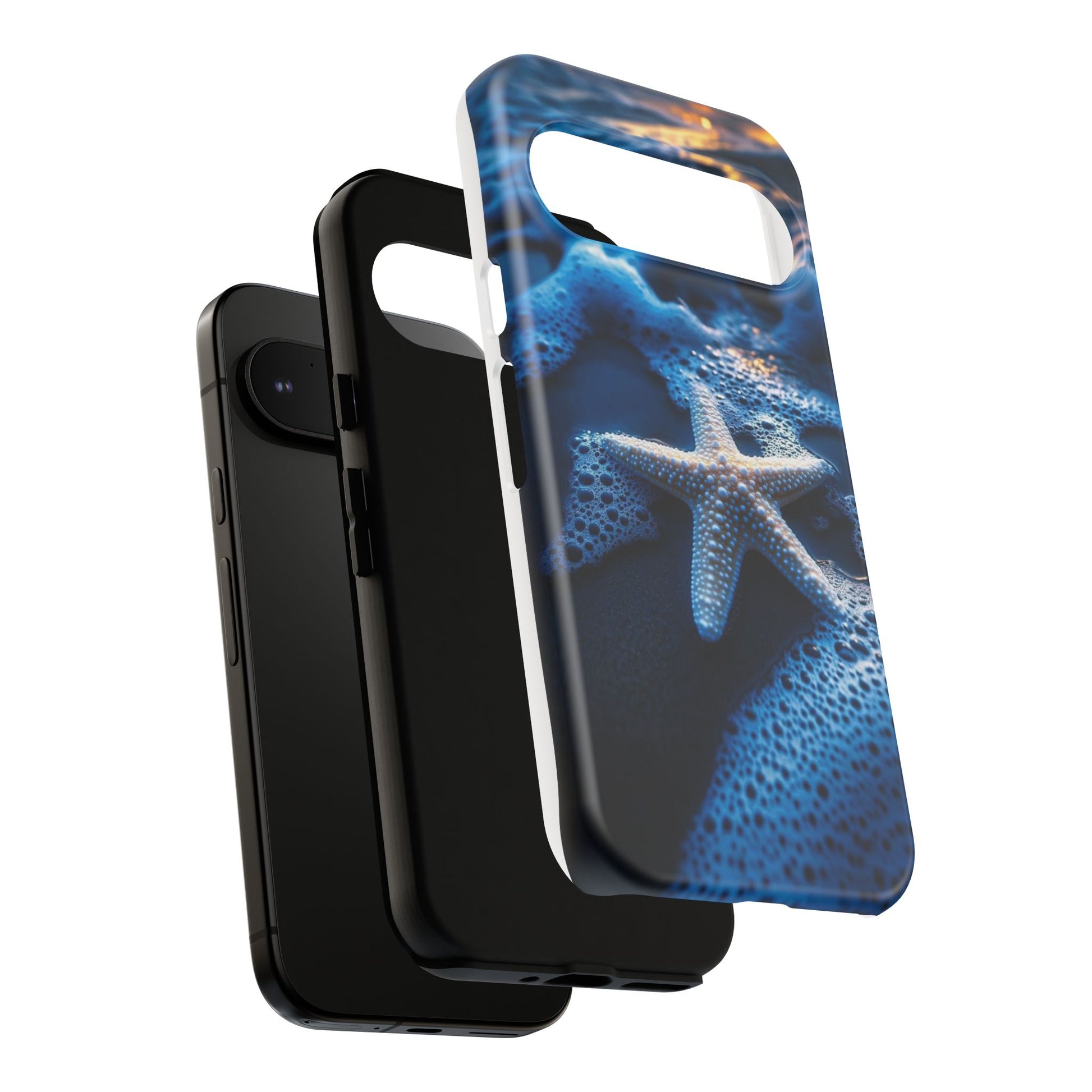 Starfish Beach Tough Cases for iPhones, Samsung, and Pixel