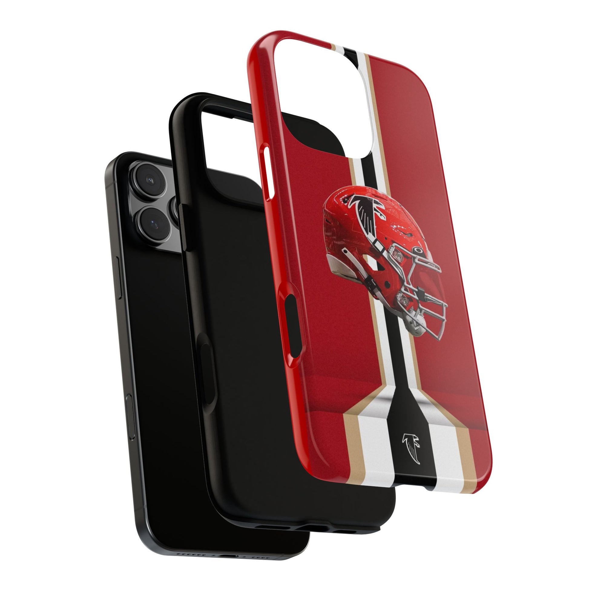 Atlanta Falcons Football Helmet Logo Tough Cases for iPhones, Samsung, and Pixel