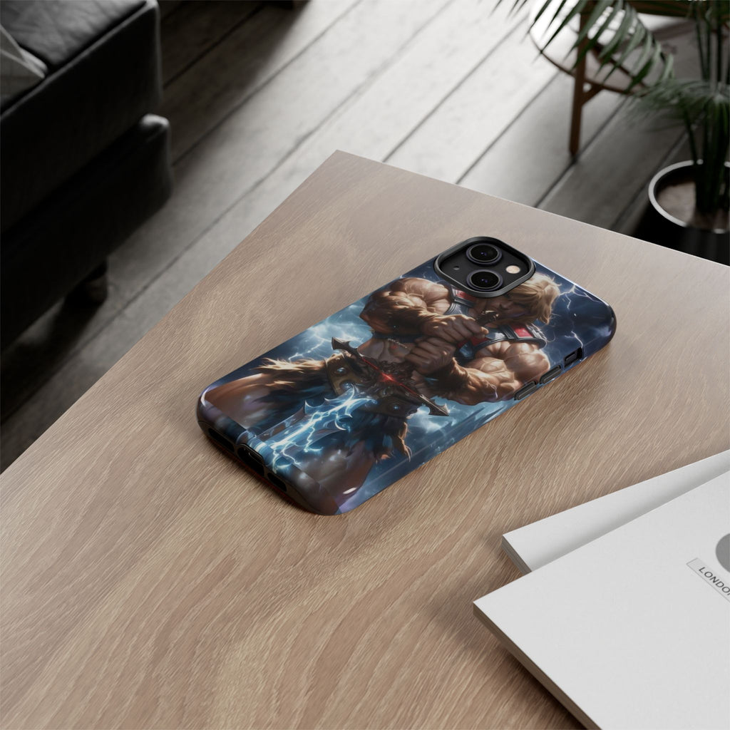 He-Man Masters of the Universe Tough Cases for iPhones, Samsung, and Pixel