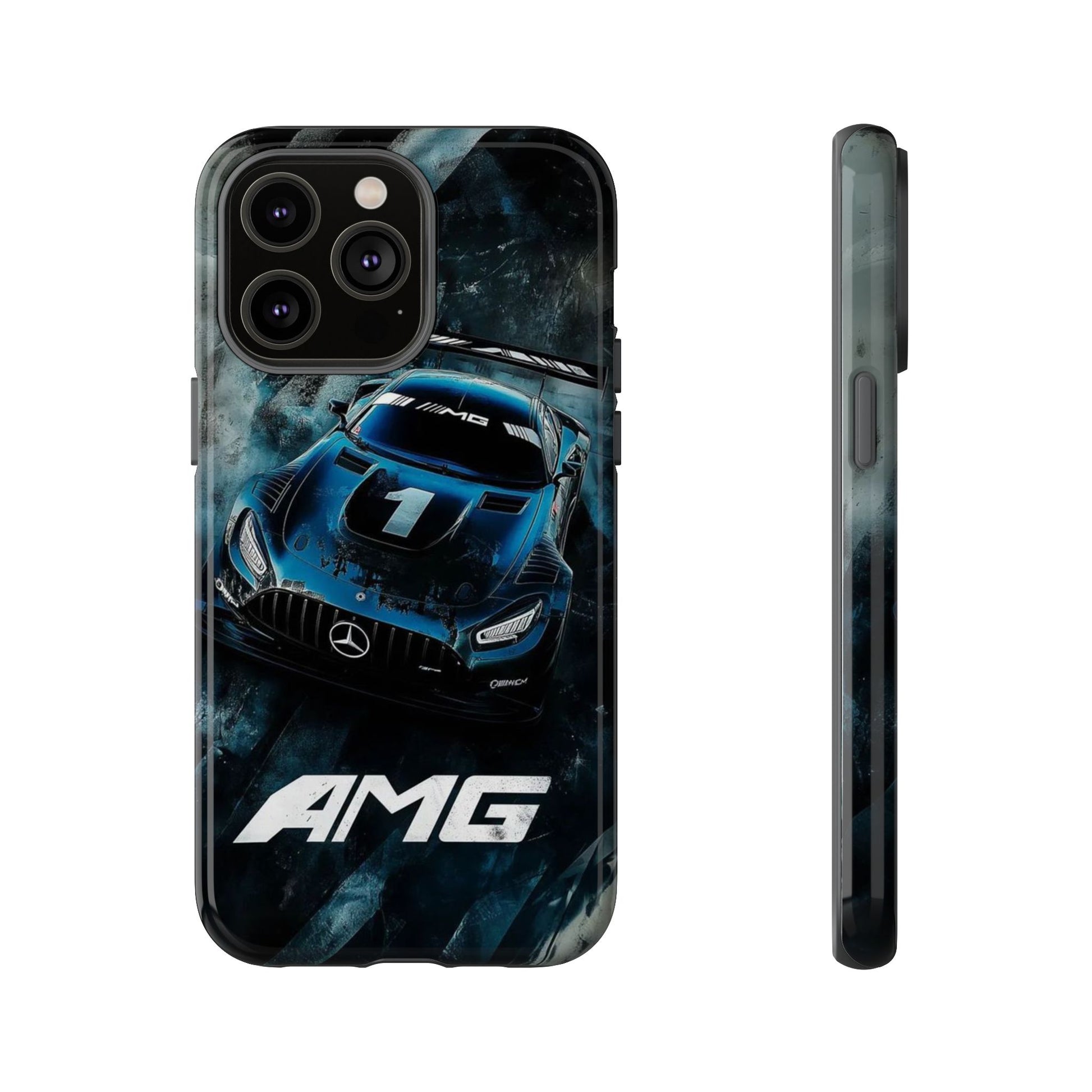 Mercedes AMG Racing Car Tough Cases for iPhones, Samsung, and Pixel