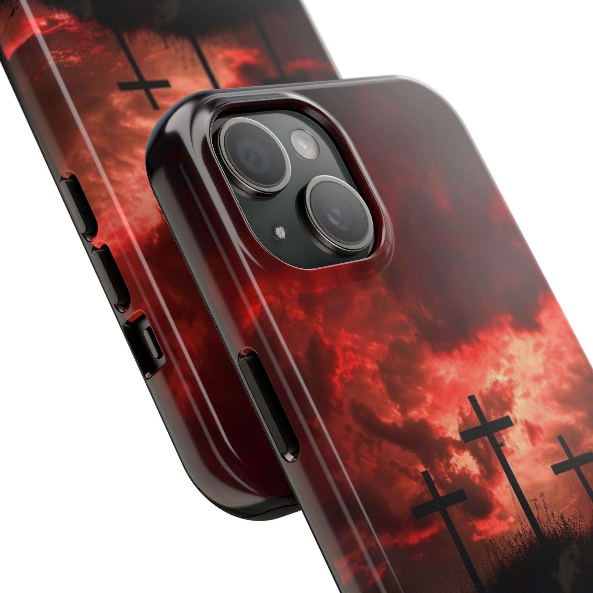 Crosses at Golgotha Christian Cases for iPhones & Samsung Phones