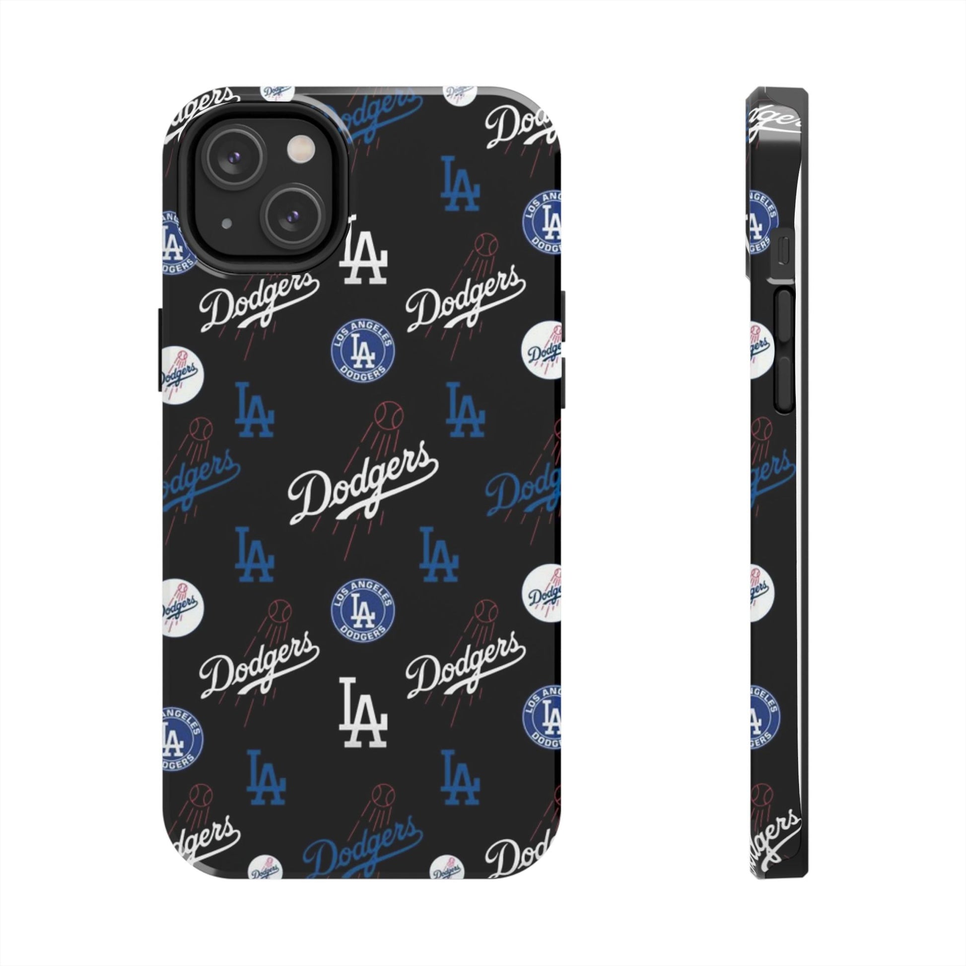 Dodgers Baseball Pattern Phone Cases for Iphones & Samsung Phones Durable