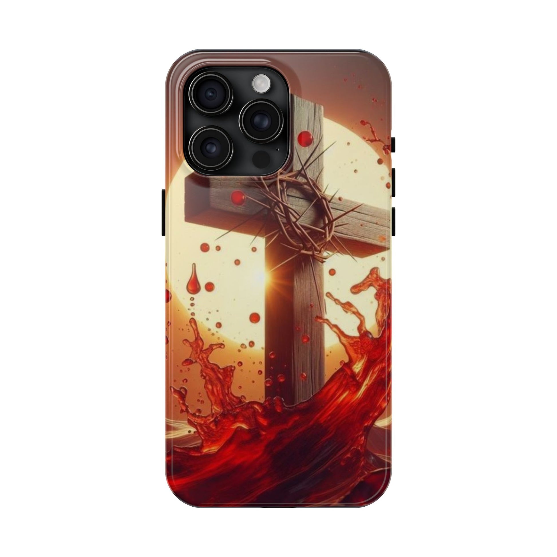 Blood of Christ Christian Theme Phone Cases for iPhones & Samsung Phones