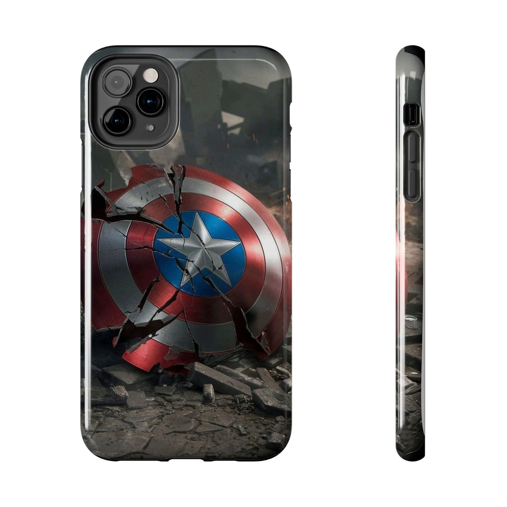 Capt. America Shield Tough Phone Cases for Iphones & Samsung Phones Durable