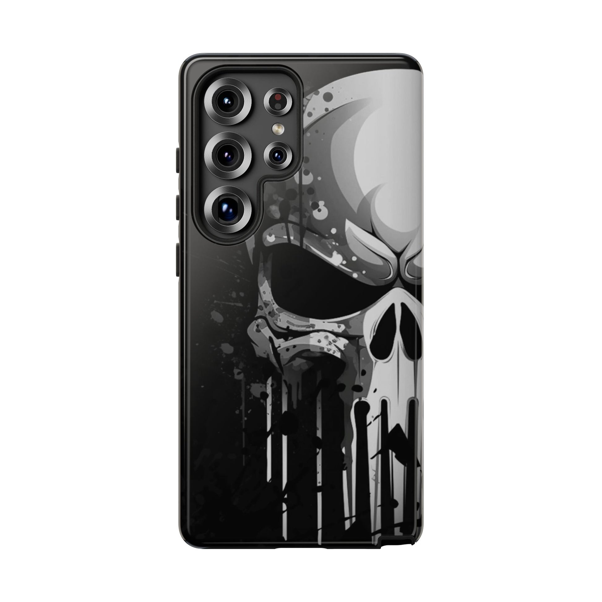 Punisher Skull Tough Cases for iPhones, Samsung, and Pixel