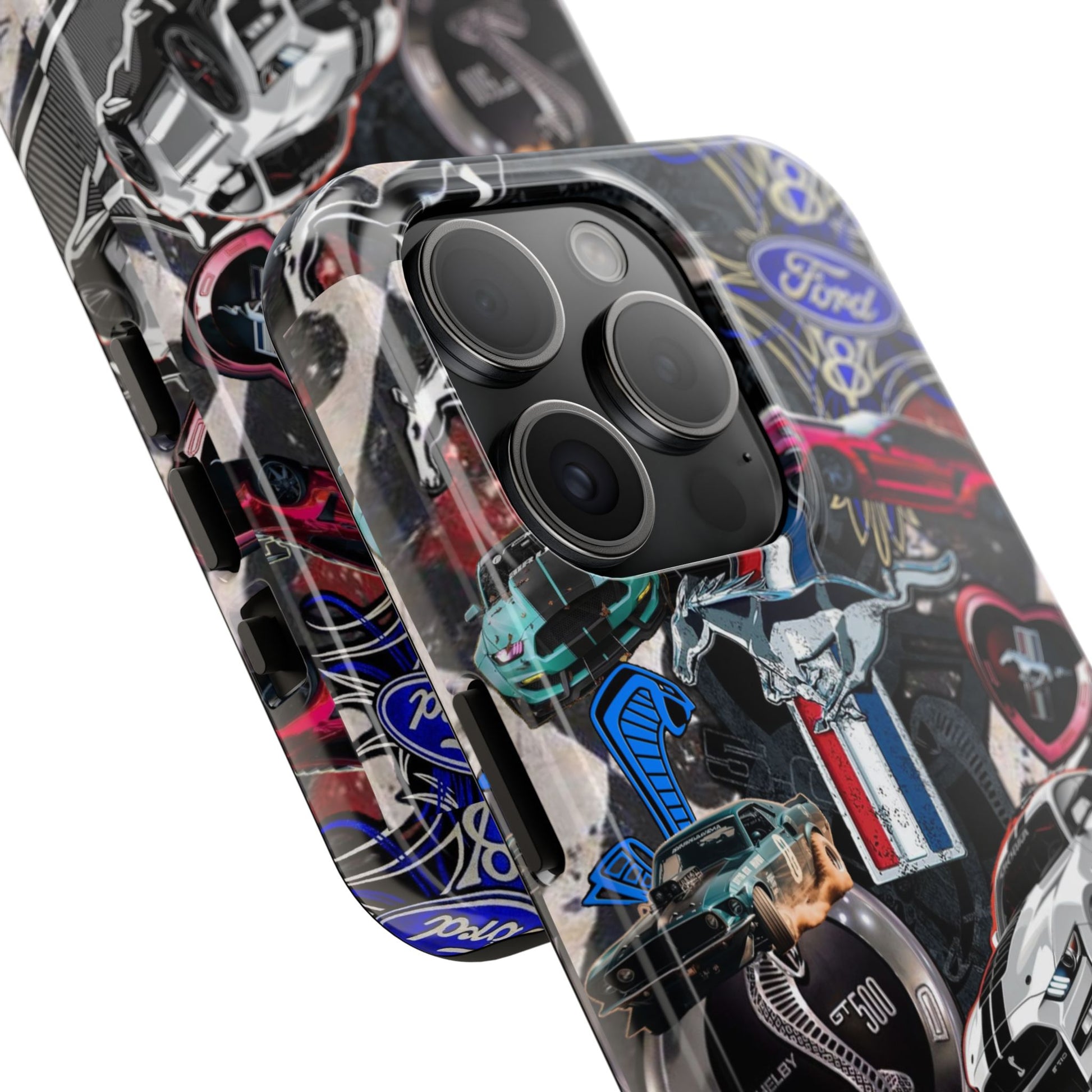 History of Ford Mustangs Theme Phone Cases for Iphones & Samsung Phones