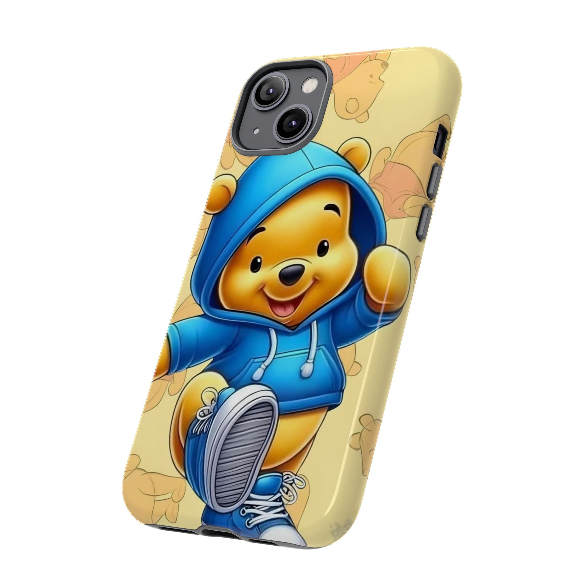 Cute Pooh Bear Phone Case, Tough Case