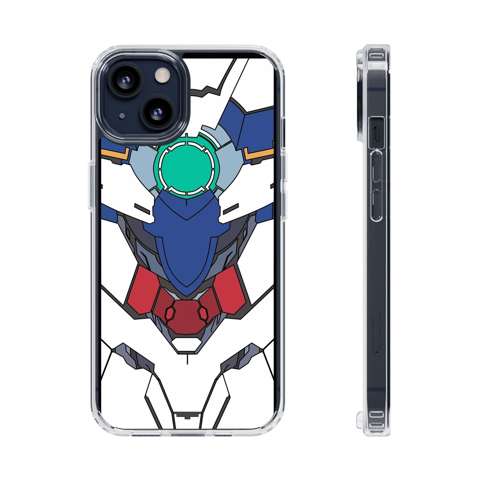 Phone Cover, Gundam Mecha Armor Clear Case, Iphone Samsung Cover, Clear Phone