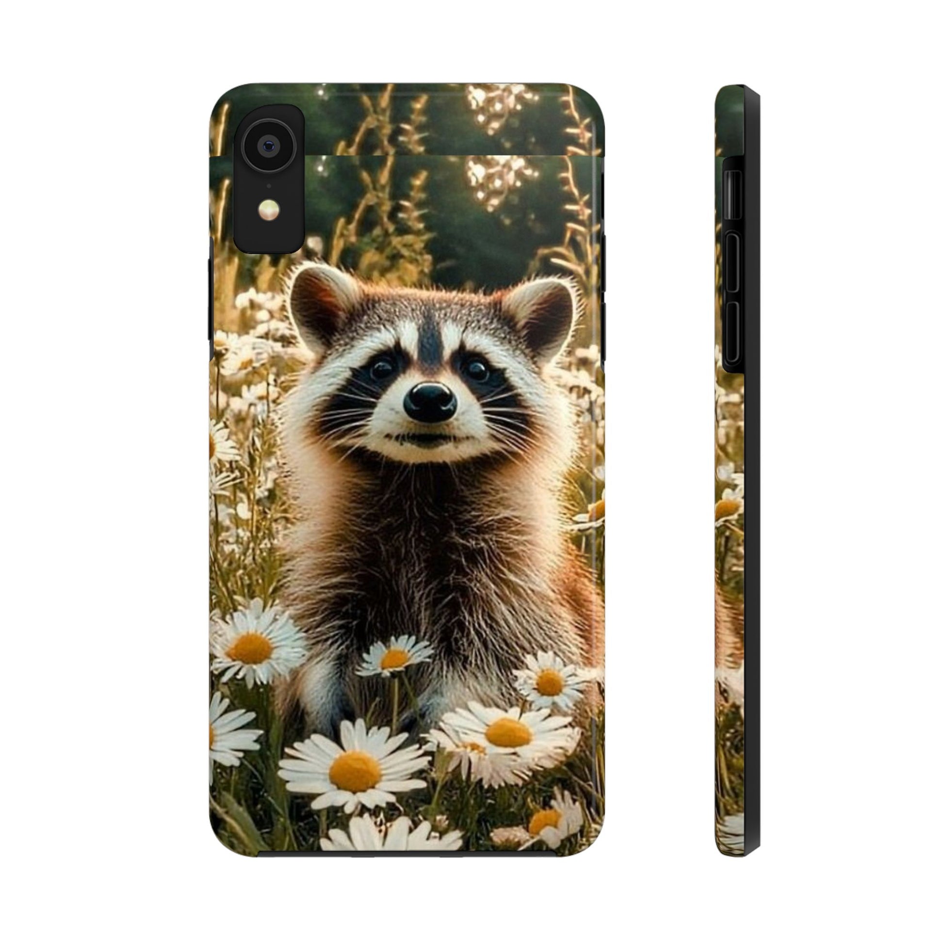 Cute Raccoon Theme Phone Cases for iPhones & Samsung Phones