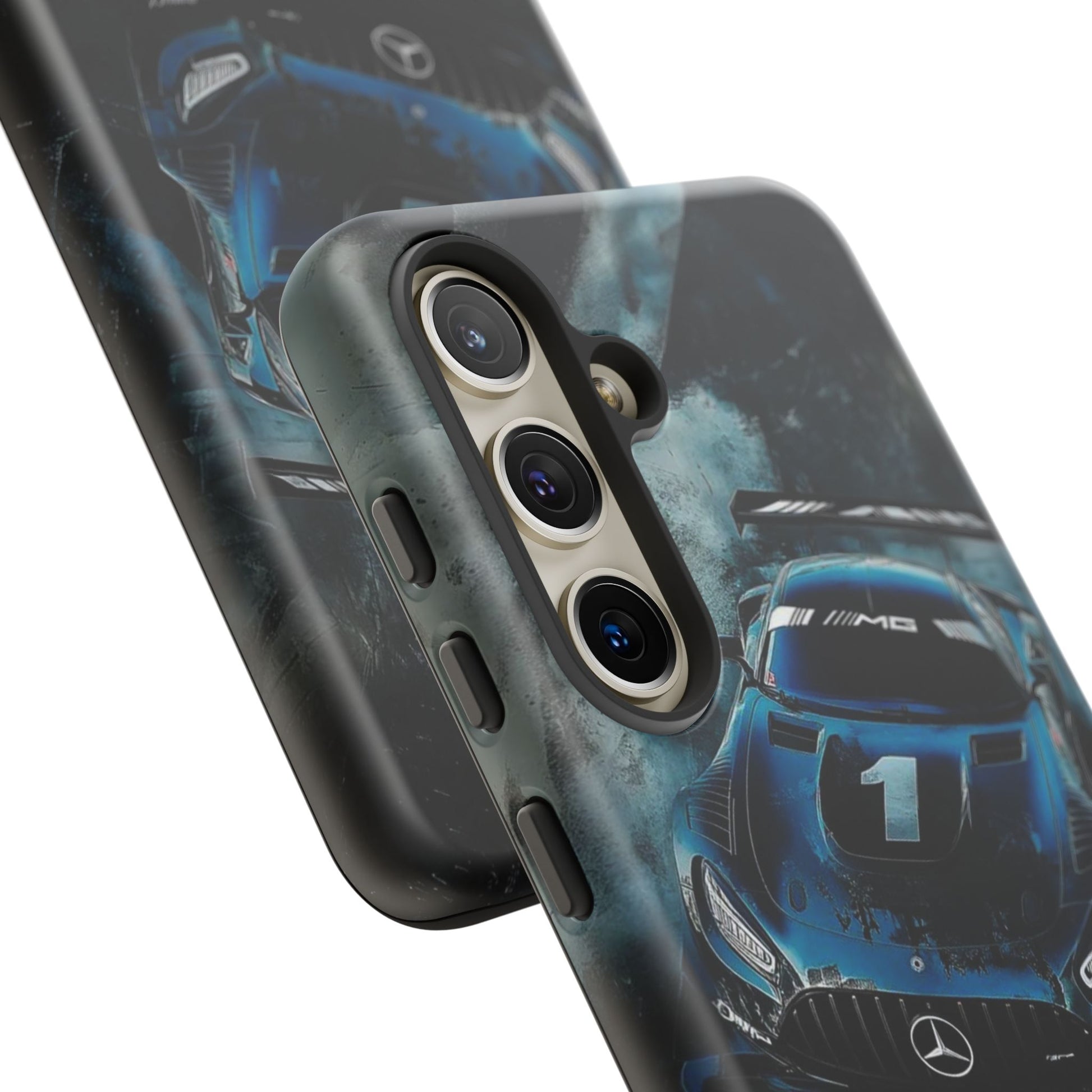 Mercedes AMG Racing Car Tough Cases for iPhones, Samsung, and Pixel