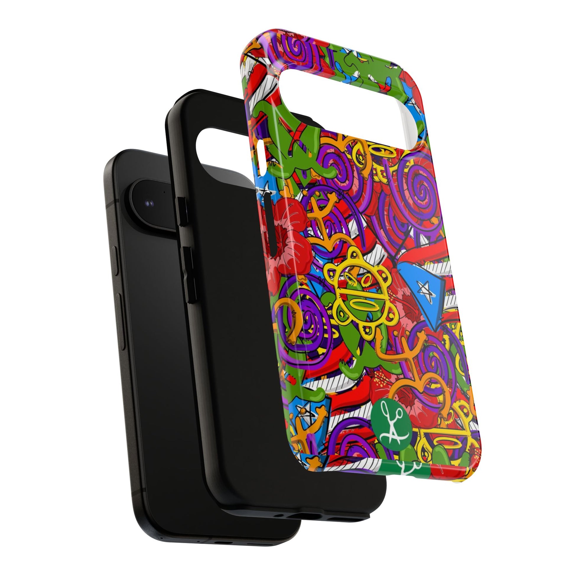 Puerto Rico Taino Tribal Art Tough Cases for iPhones, Samsung, and Pixel