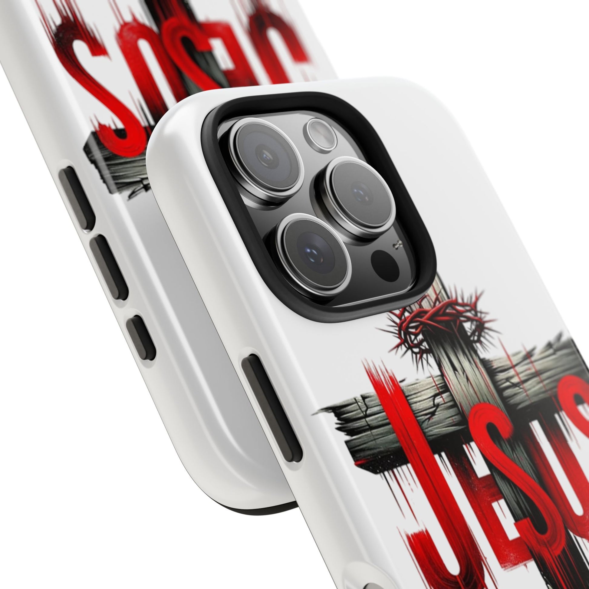 Jesus Cross and Crown Christian Theme Phone Cases for iPhones & Samsung Phones