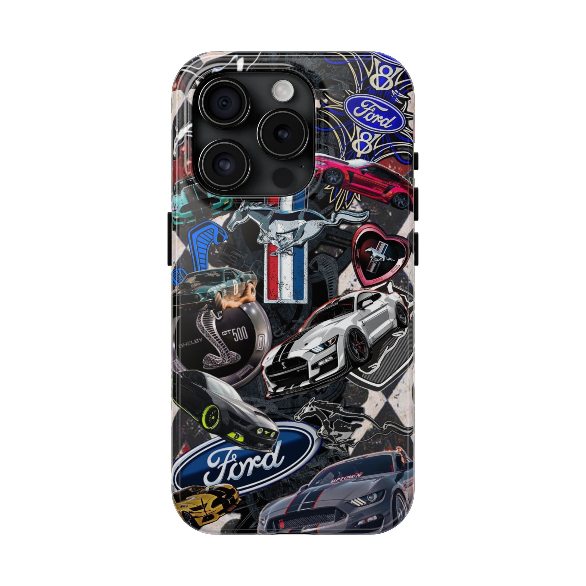 History of Ford Mustangs Theme Phone Cases for Iphones & Samsung Phones