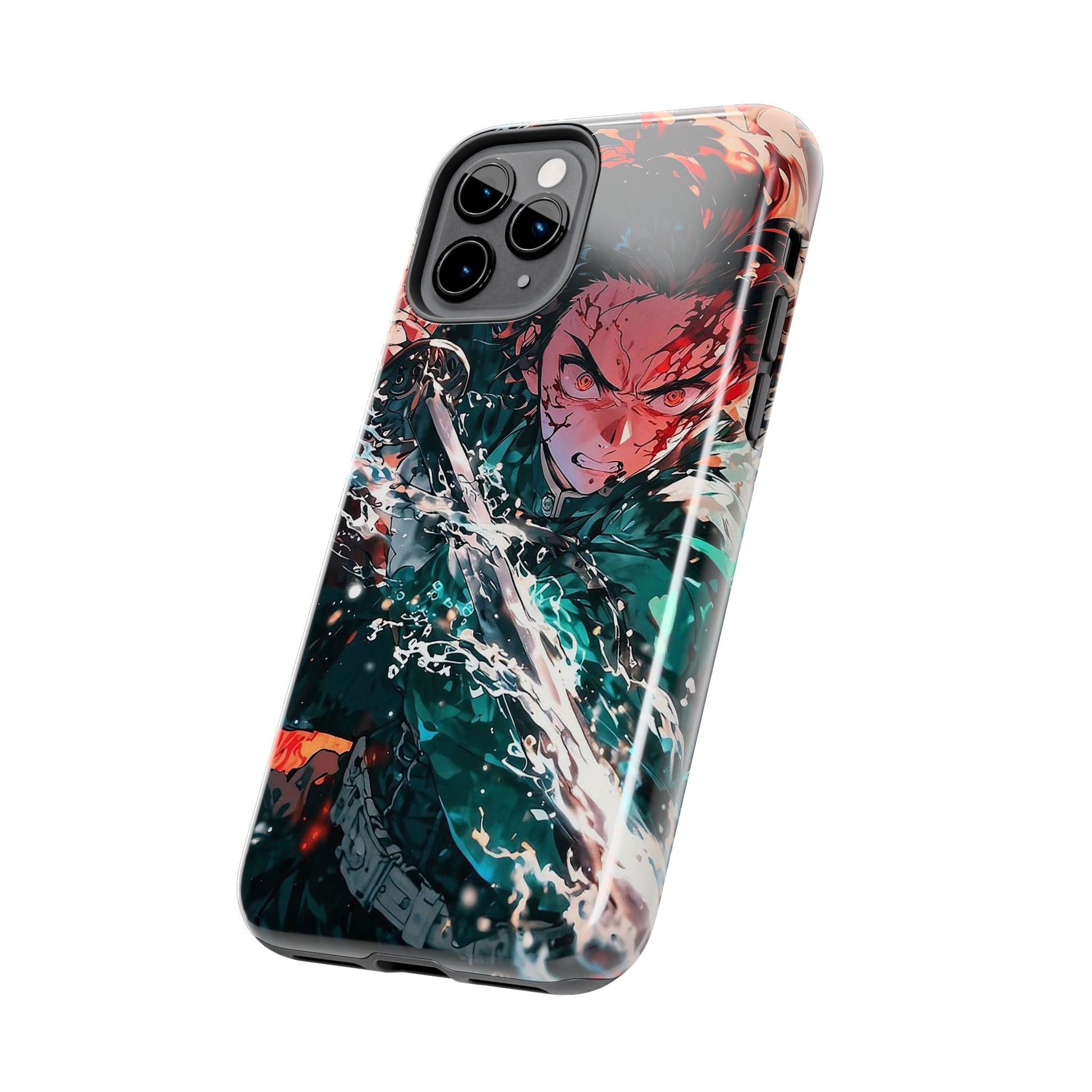 Demon Slayer Tanjiro Art Phone Case for iPhone & Samsung Galaxy Phones