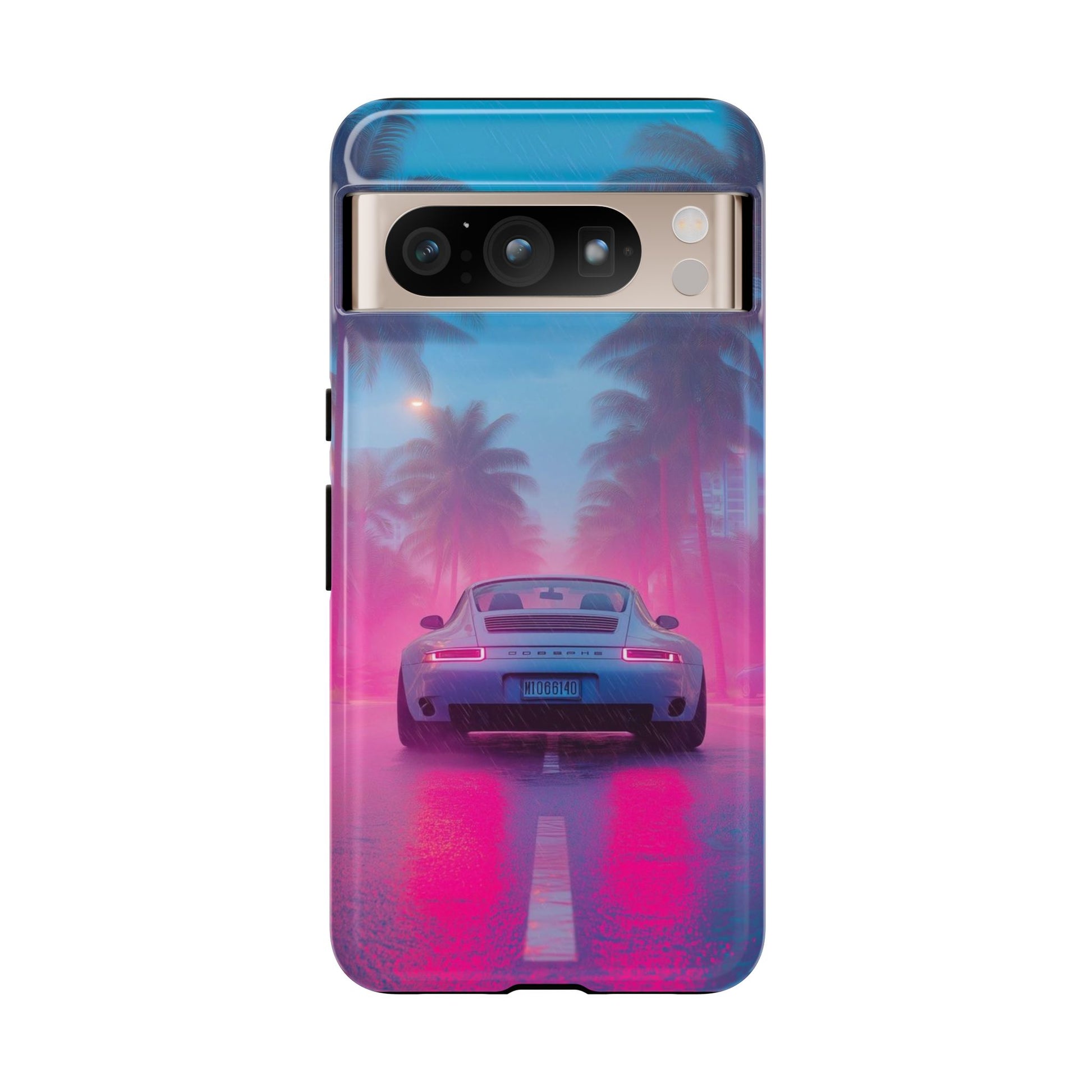 Miami Vice Porsche Phone Case for iPhone, Samsung Galaxy, & Pixel Phones