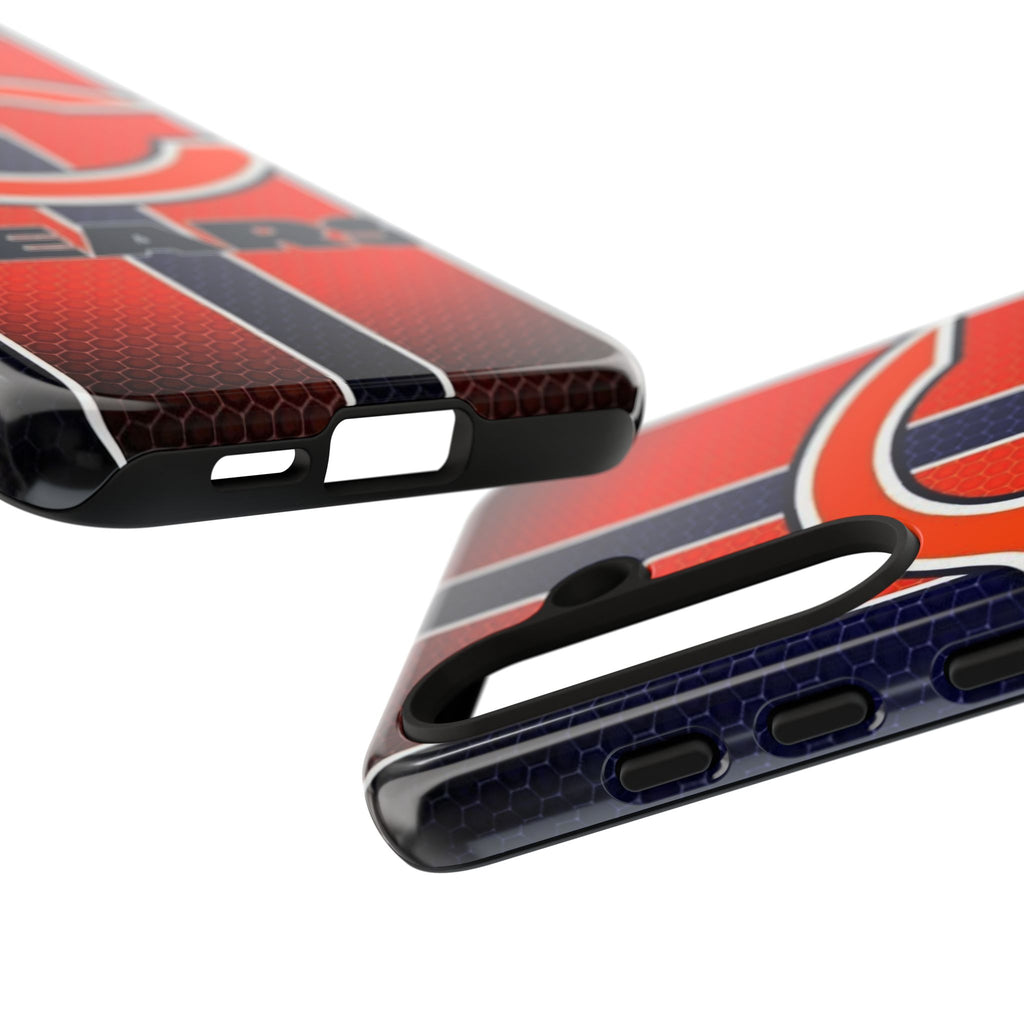 Chicago Bears Stripes Football Phone Case, Tough Cases for iPhones, Samsung, and Pixel