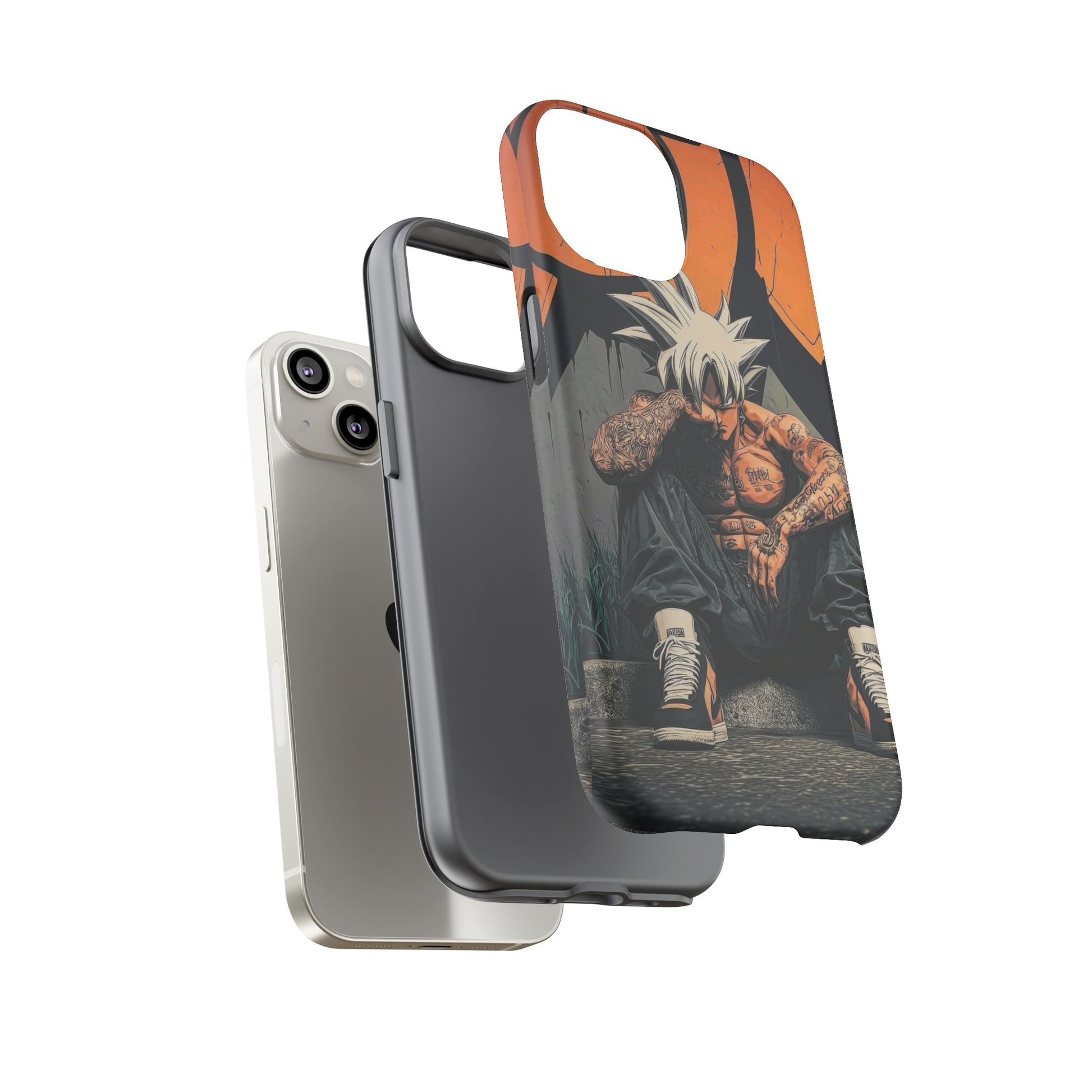 Anime DBZ Thug Tough Cases for iPhones, Samsung, and Pixel