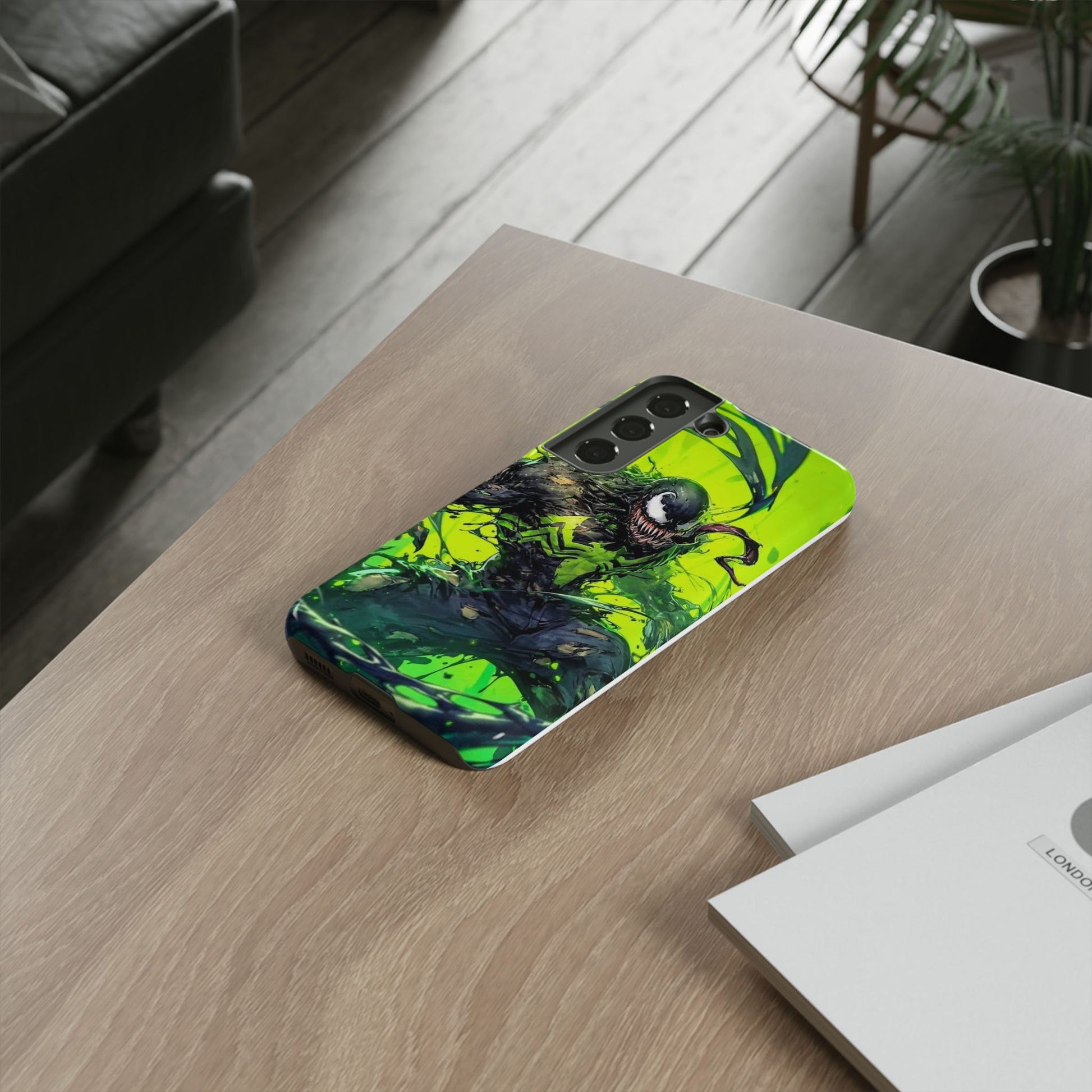 Evil Venom Phone Case, Tough Cases, Marvel Comics Phone for iPhones, Samsung, and Pixel