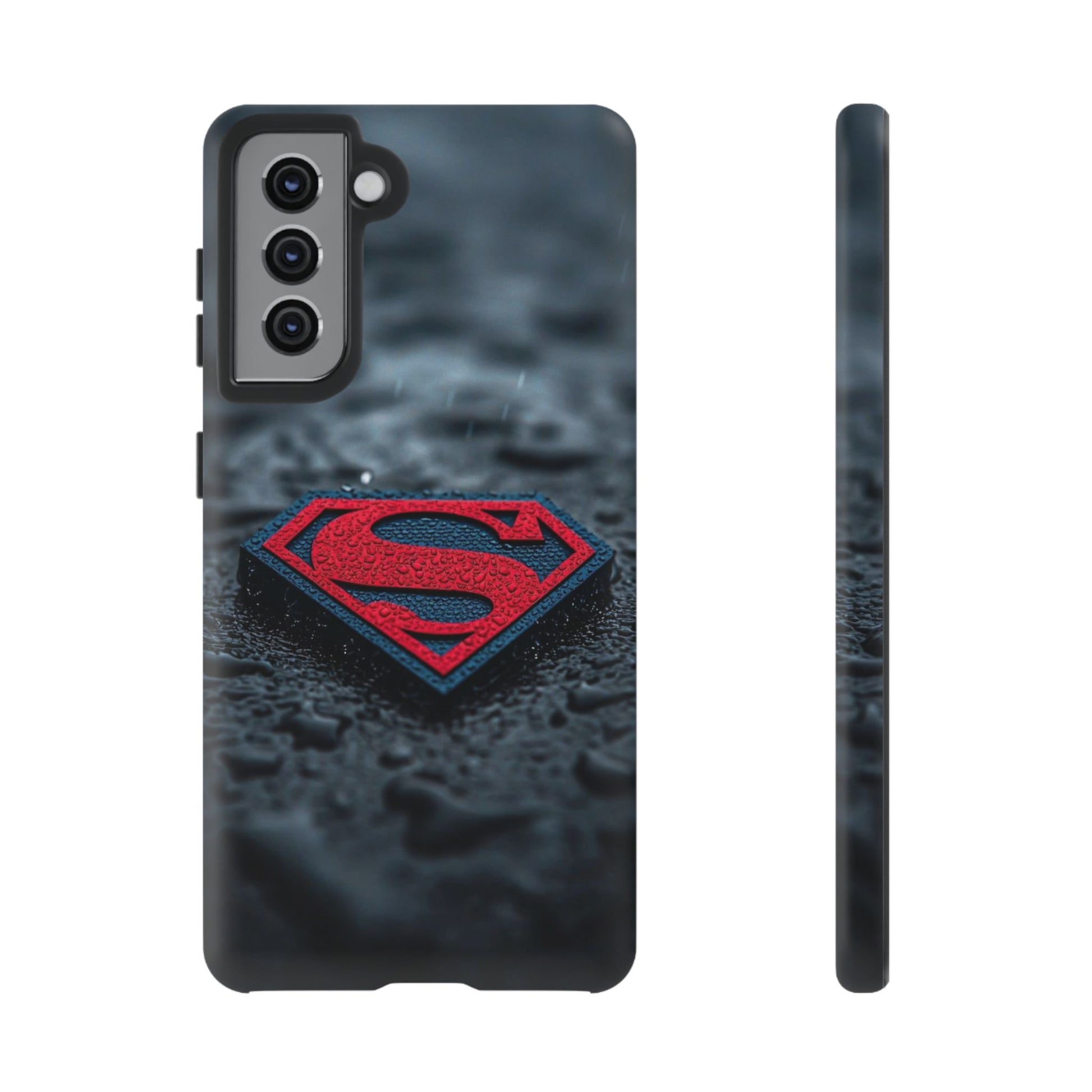 Superman Logo Tough Cases for iPhones, Samsung, and Pixel