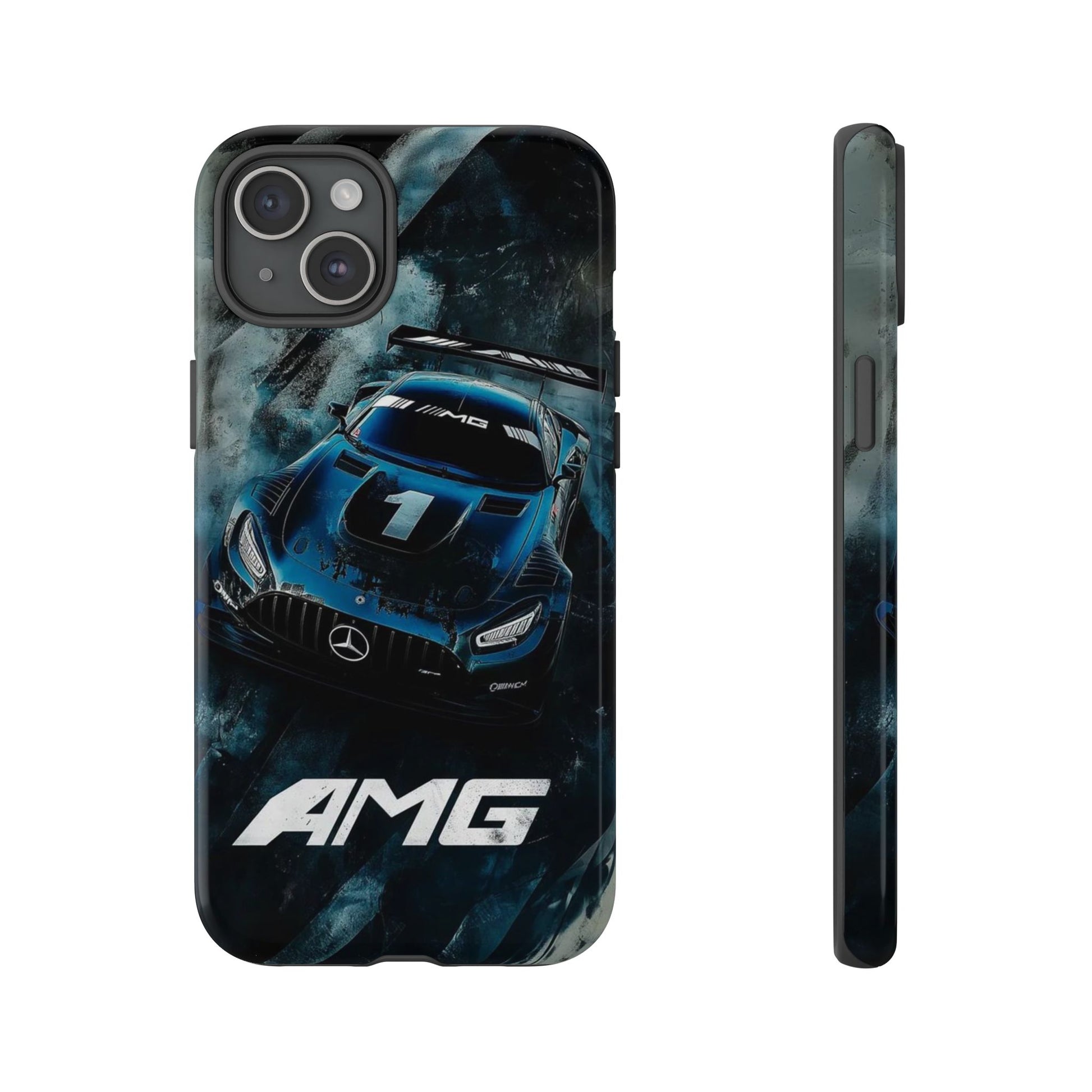 Mercedes AMG Racing Car Tough Cases for iPhones, Samsung, and Pixel