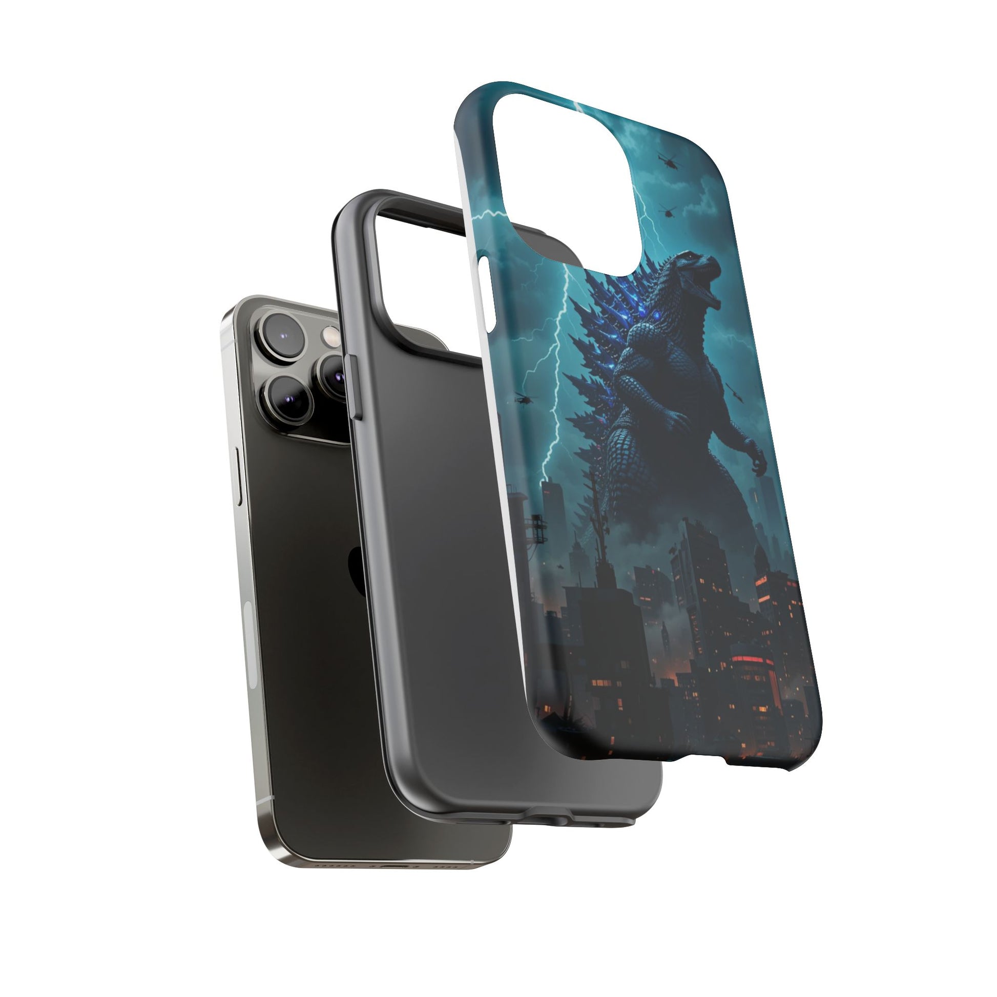 Godzilla Phone Case, Tough Cases for iPhones, Samsung, and Pixel