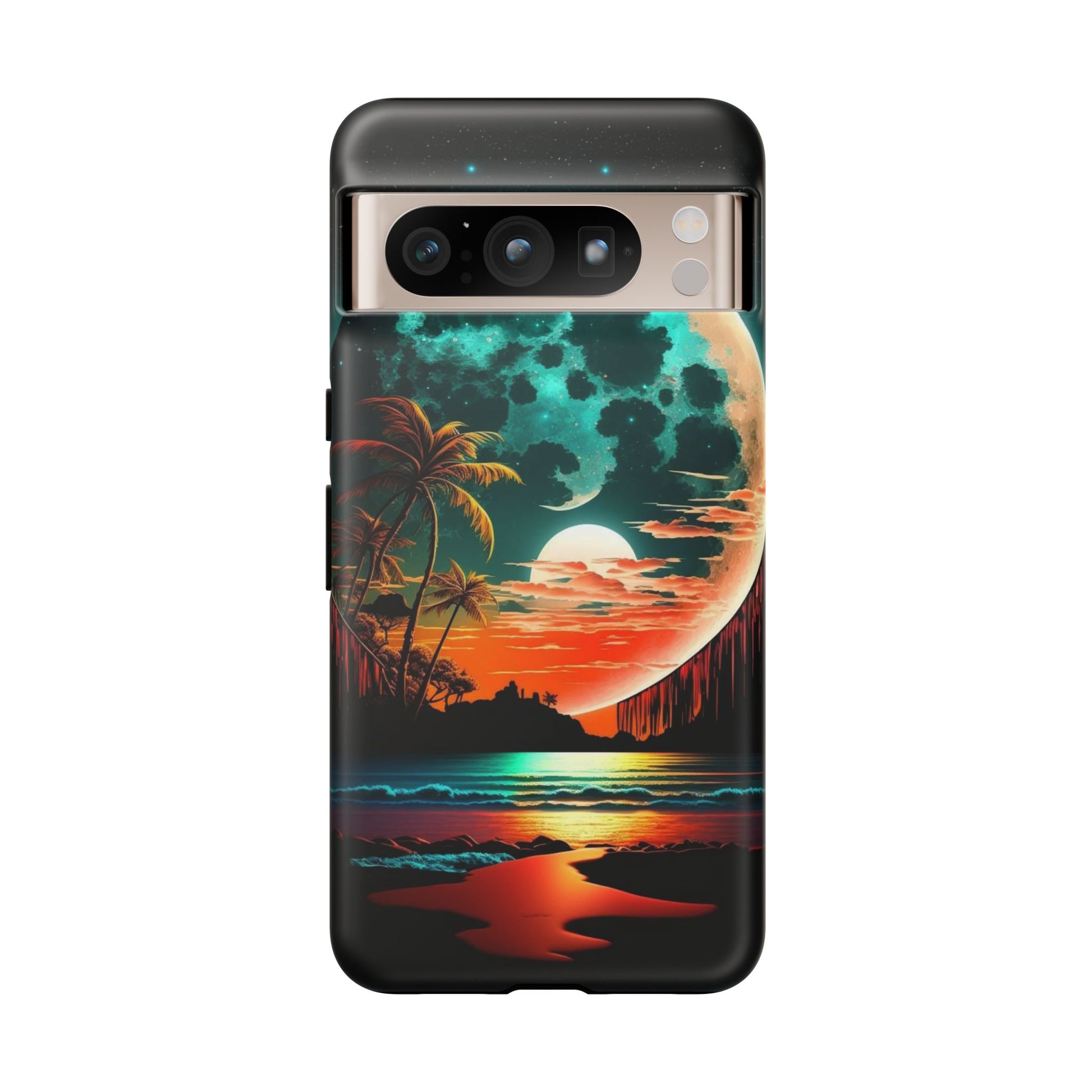 Fantasy Beach Sunset Landscape Phone Case for iPhone, Samsung Galaxy, & Pixel Phones