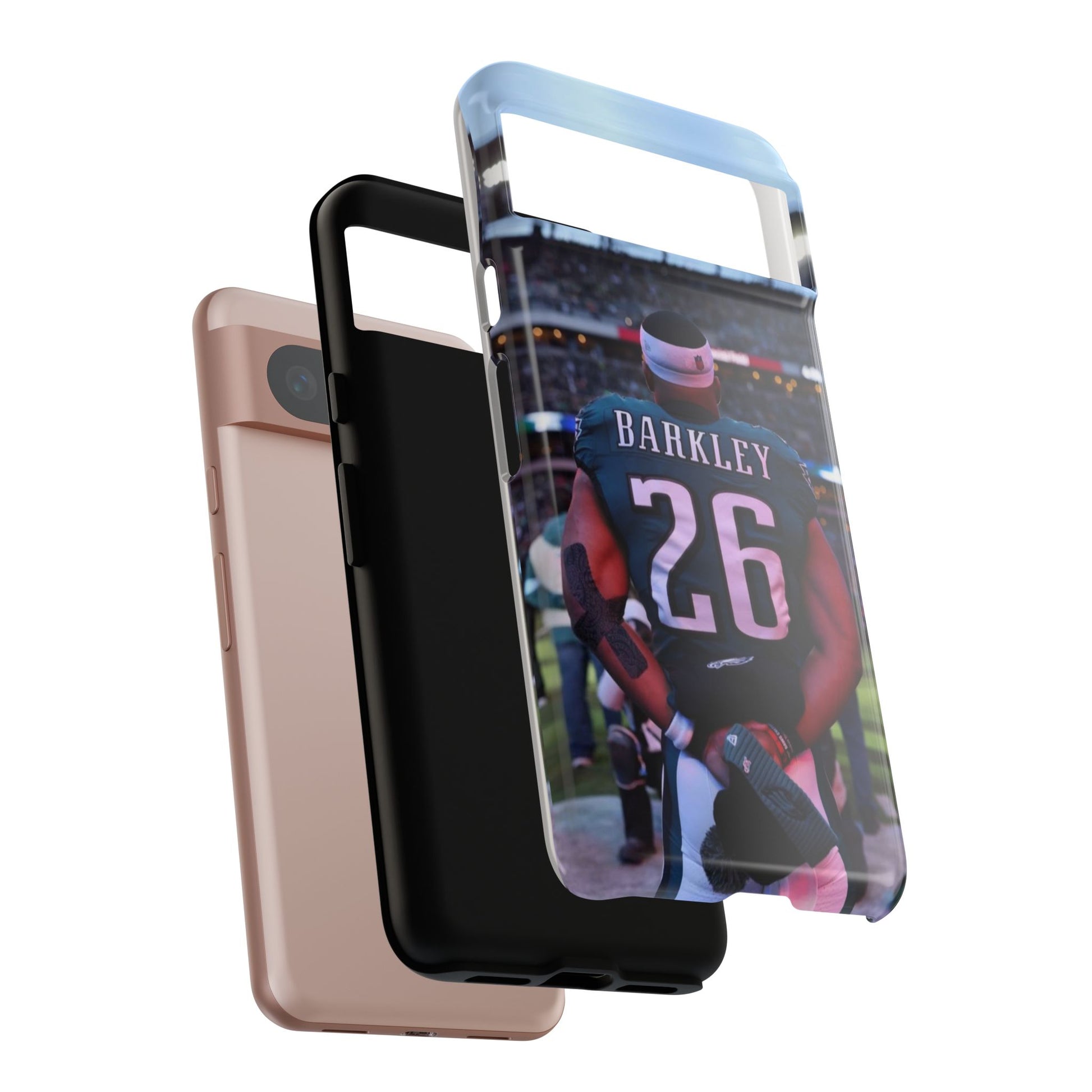 Eagles Football Saquon Barkley Tough Cases for iPhones, Samsung, and Pixel