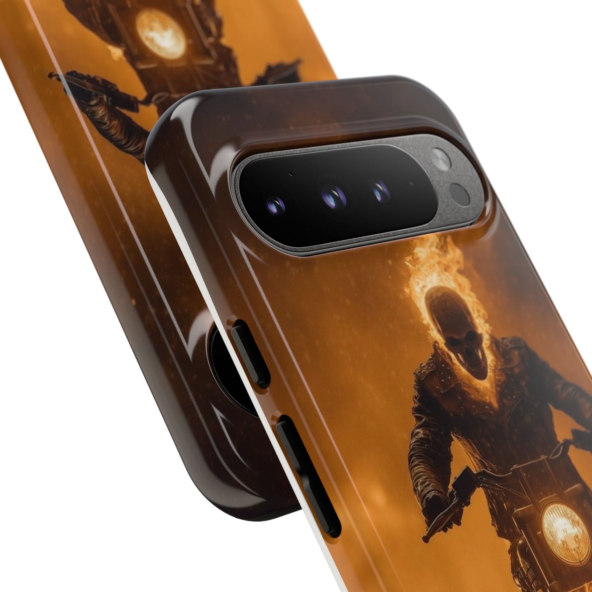 Marvel's Ghostrider Tough Cases for iPhones, Samsung, and Pixel