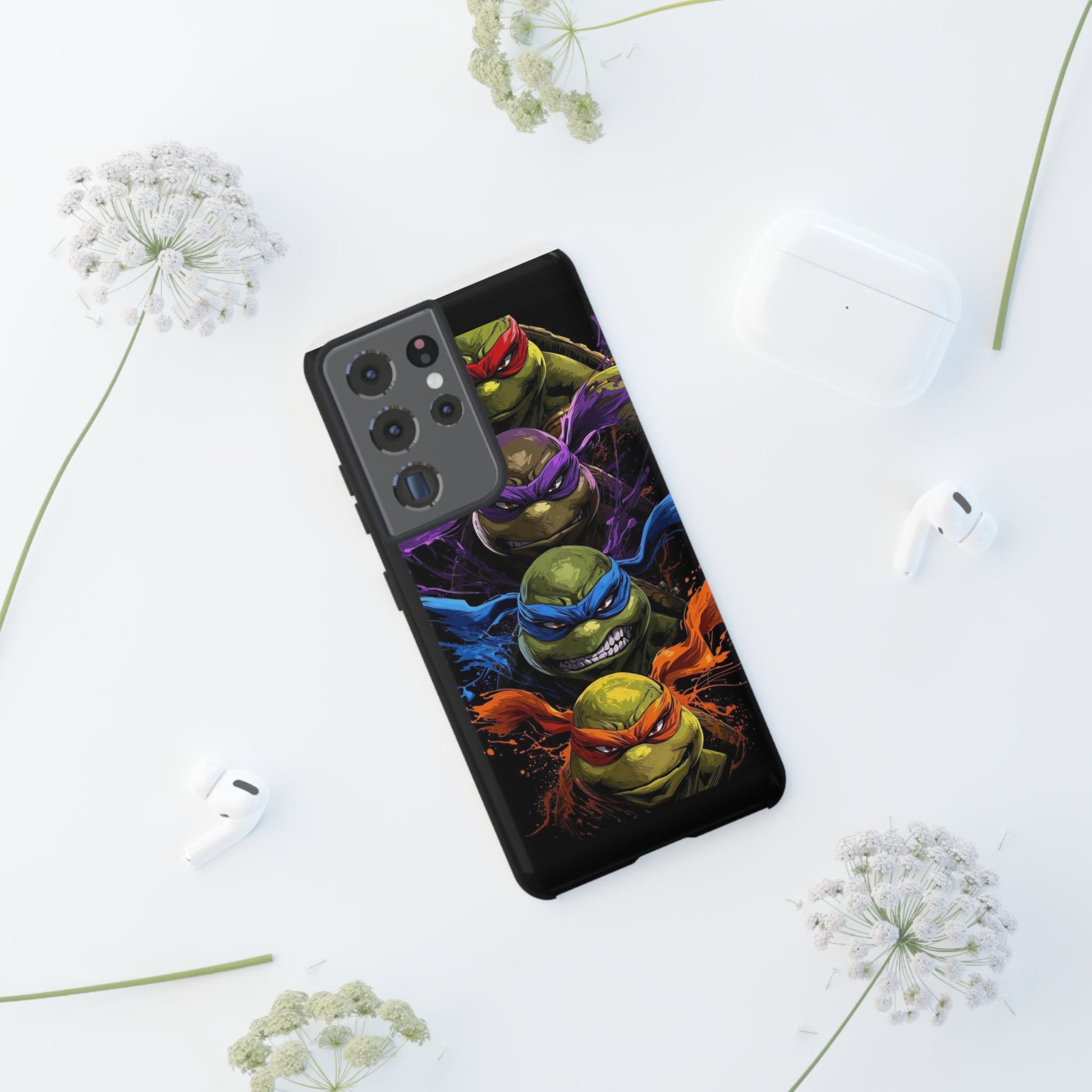 Ninja Turtles Tough Cases for iPhones, Samsung, and Pixel