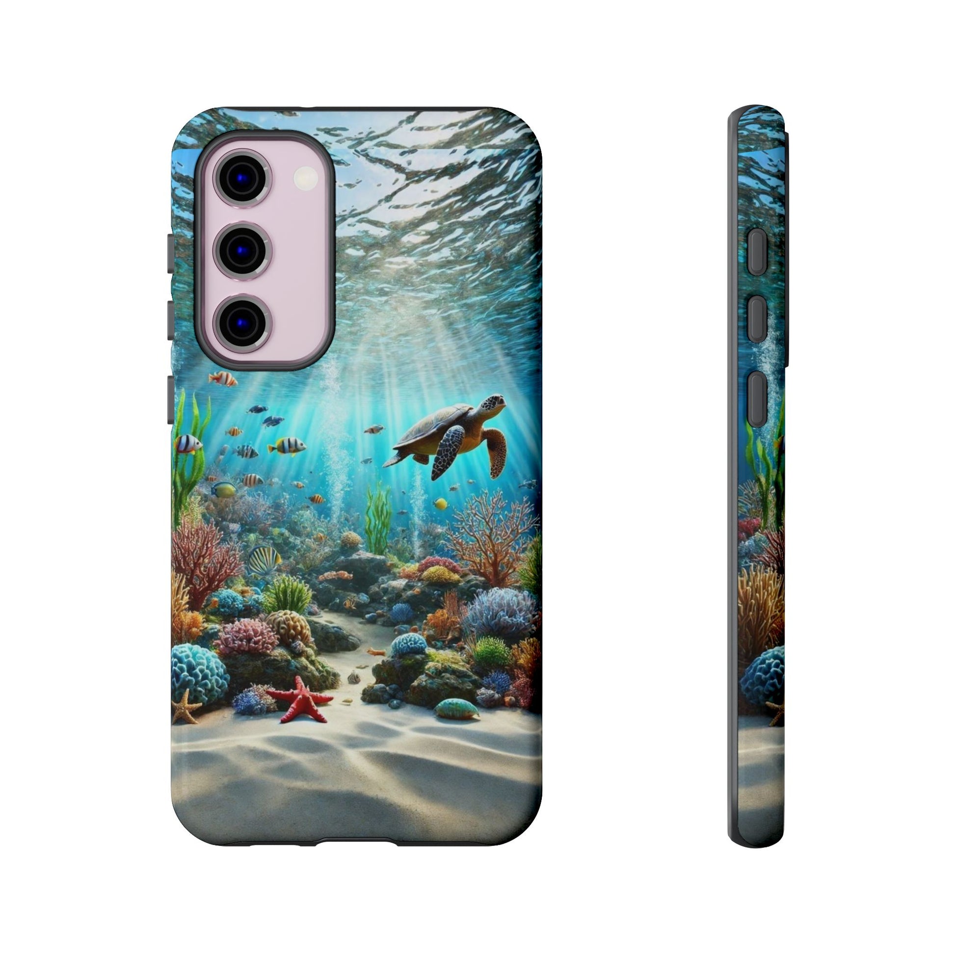 Under Sea Landscape Tough Cases for iPhones, Samsung, and Pixel