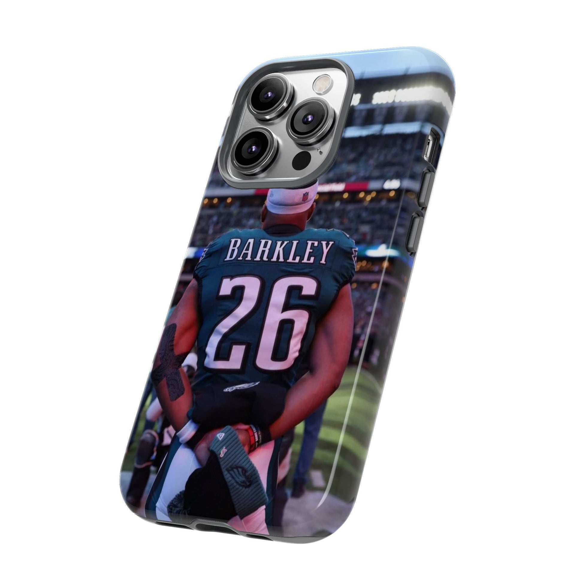 Eagles Football Saquon Barkley Tough Cases for iPhones, Samsung, and Pixel