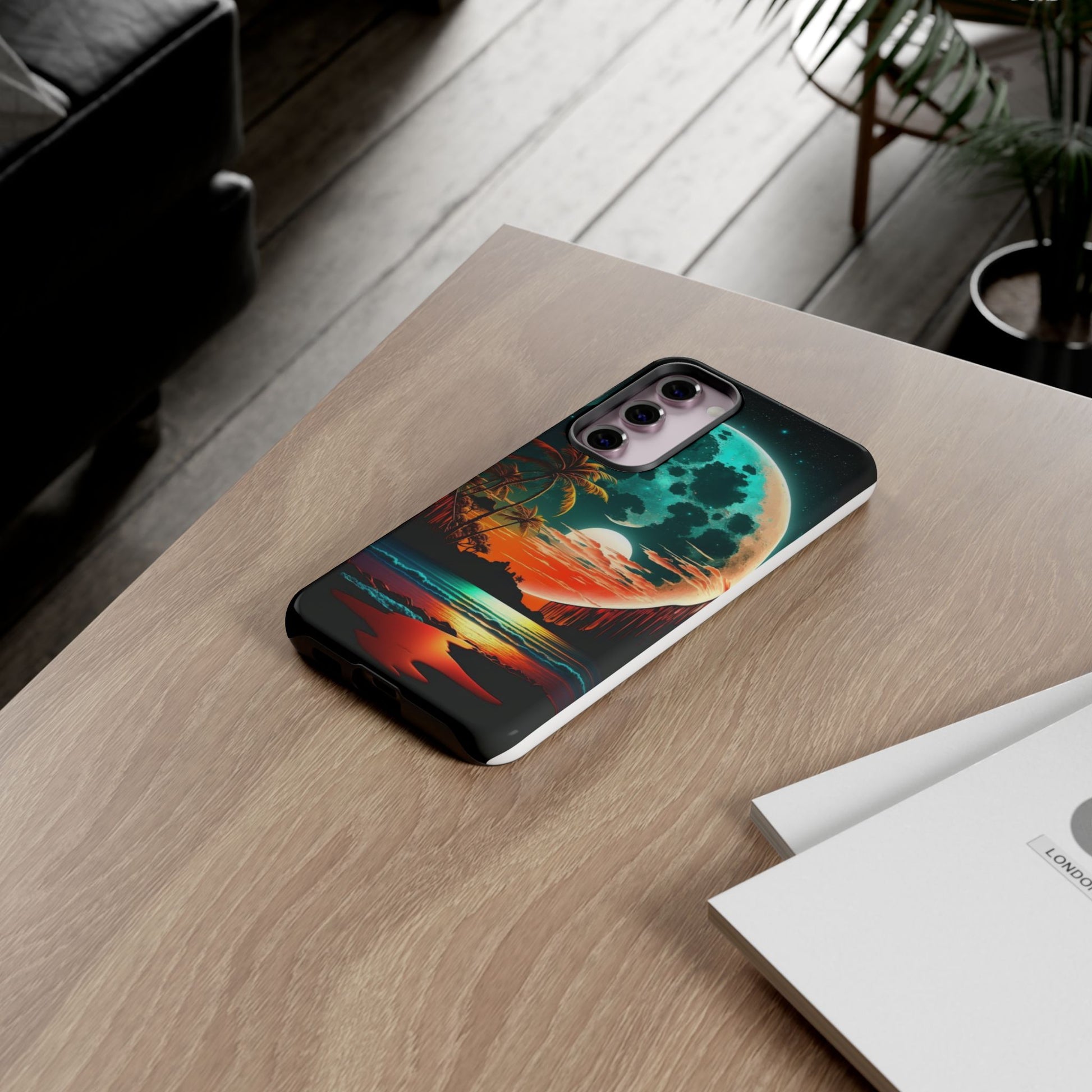 Fantasy Beach Sunset Landscape Phone Case for iPhone, Samsung Galaxy, & Pixel Phones
