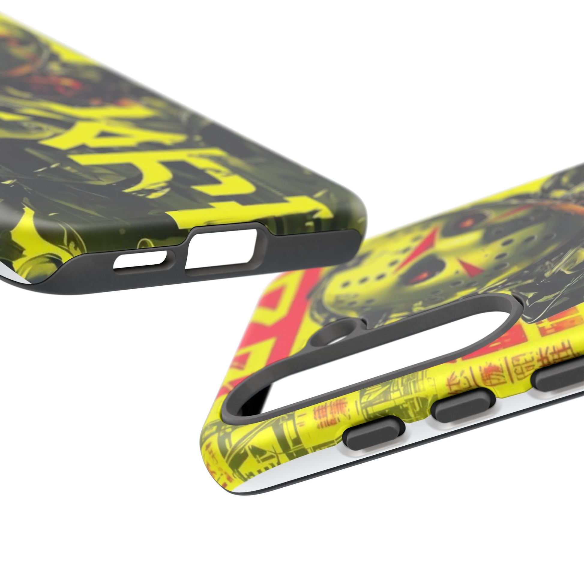 Cyberpunk X Jason Voorhees Tough Cases for iPhones, Samsung, and Pixel