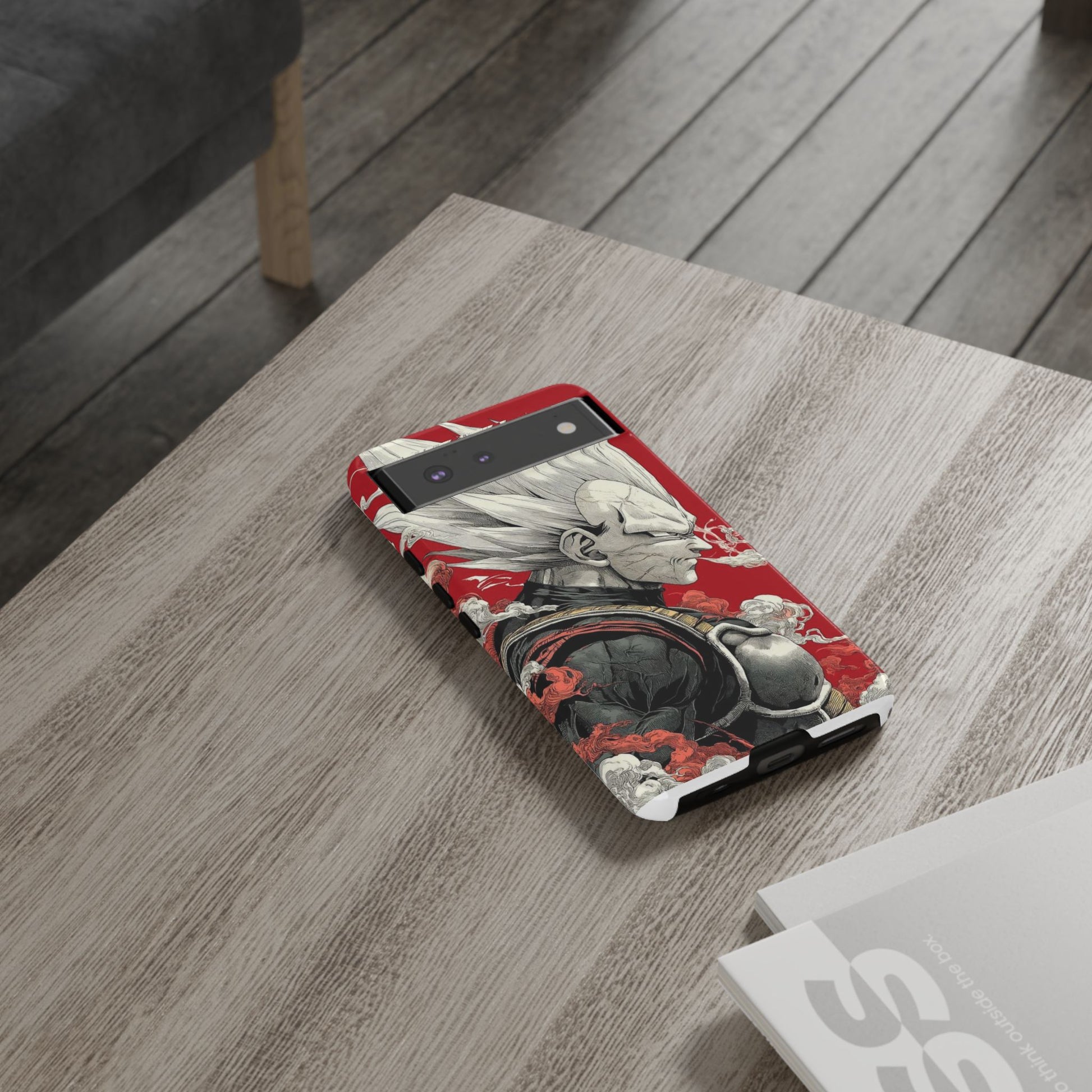 Dragon Ball Z Vegeta Anime Tough Cases for iPhones, Samsung, and Pixel