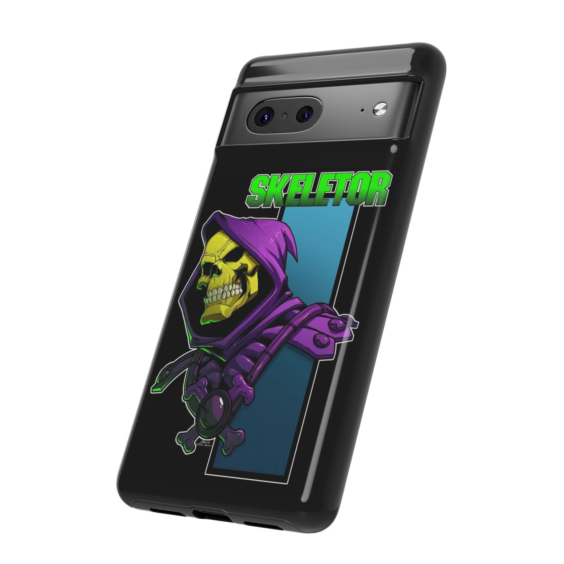 Skeletor Tough Cases for iPhones, Samsung, and Pixel