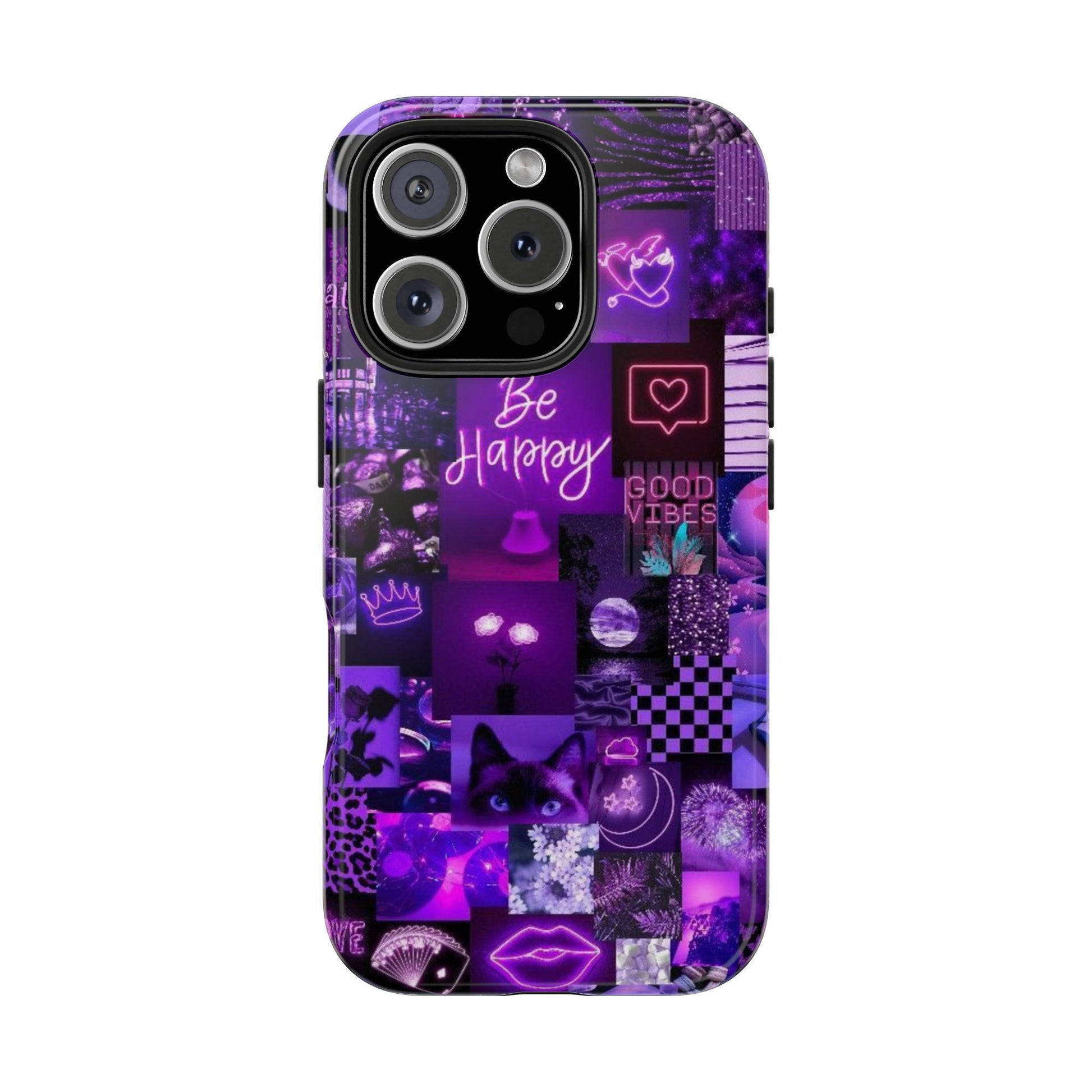 Be Happy Themed Tough Phone Cases for Iphones & Samsung Phones