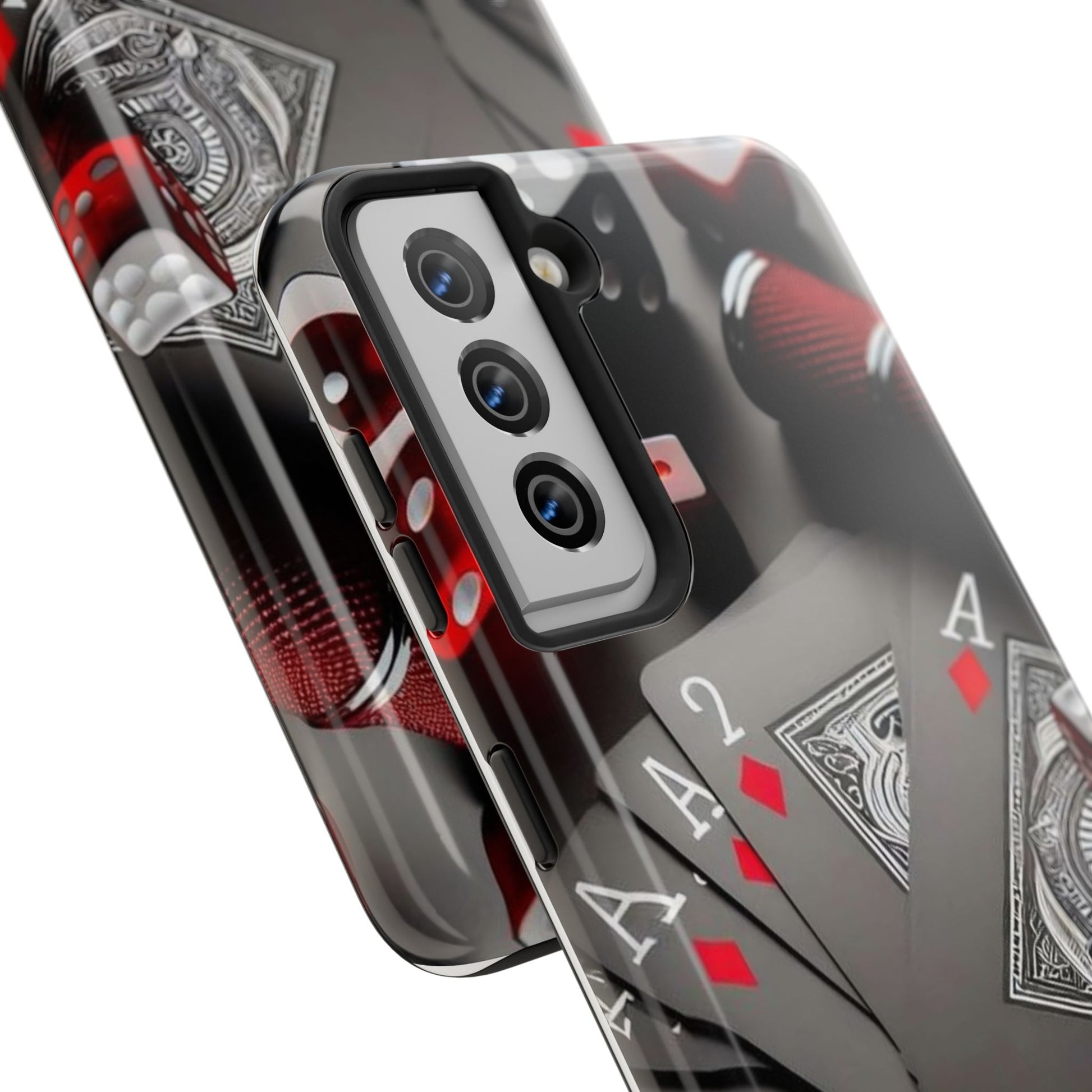 Casino Cards, Dice, and Chips Theme Phone Cases for Iphones & Samsung Phones