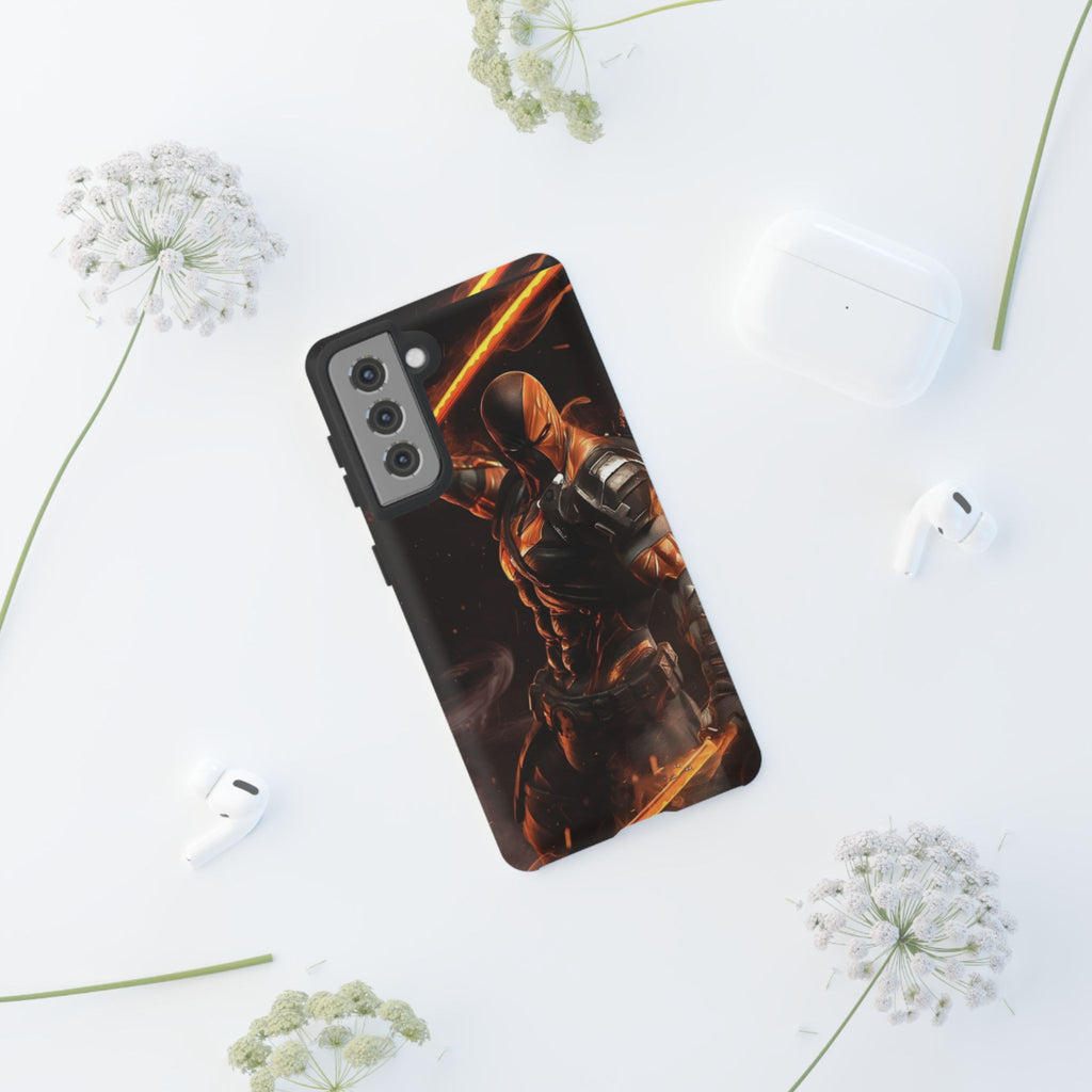 DC Comics Death Stroke Tough Cases for iPhones, Samsung, and Pixel